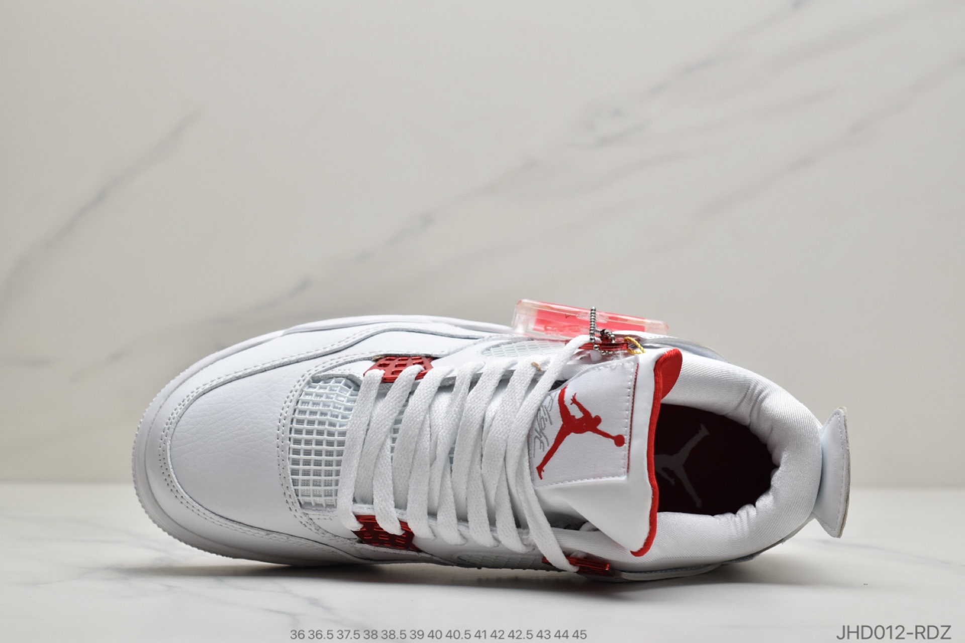 190 公司级 Air Jordan 4 “Red Metallic” 白红 CT8527-112