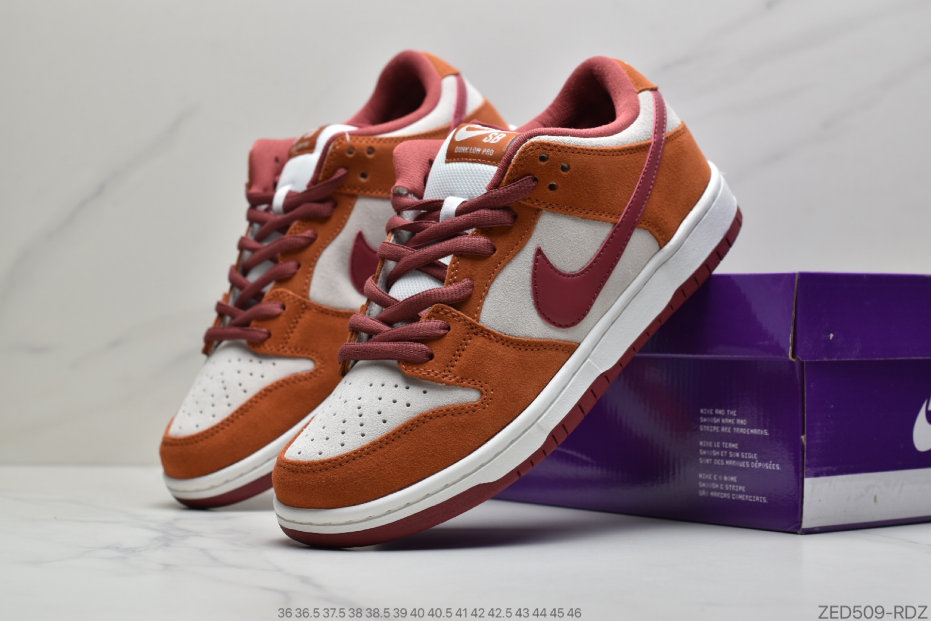 260 耐克Nike SB 板鞋 Dunk Low Orange label 扣篮系列低帮经典百搭休闲运动板鞋BQ6817-202