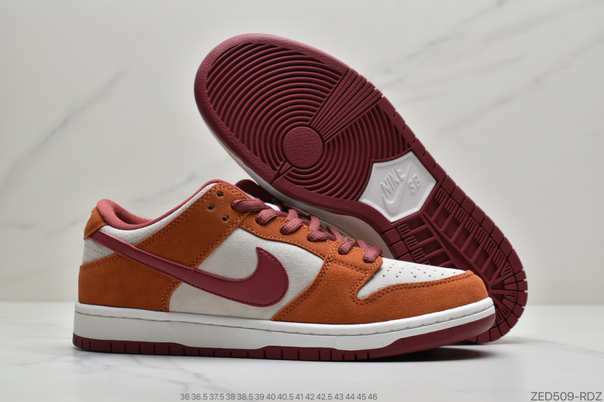 260 耐克Nike SB 板鞋 Dunk Low Orange label 扣篮系列低帮经典百搭休闲运动板鞋BQ6817-202