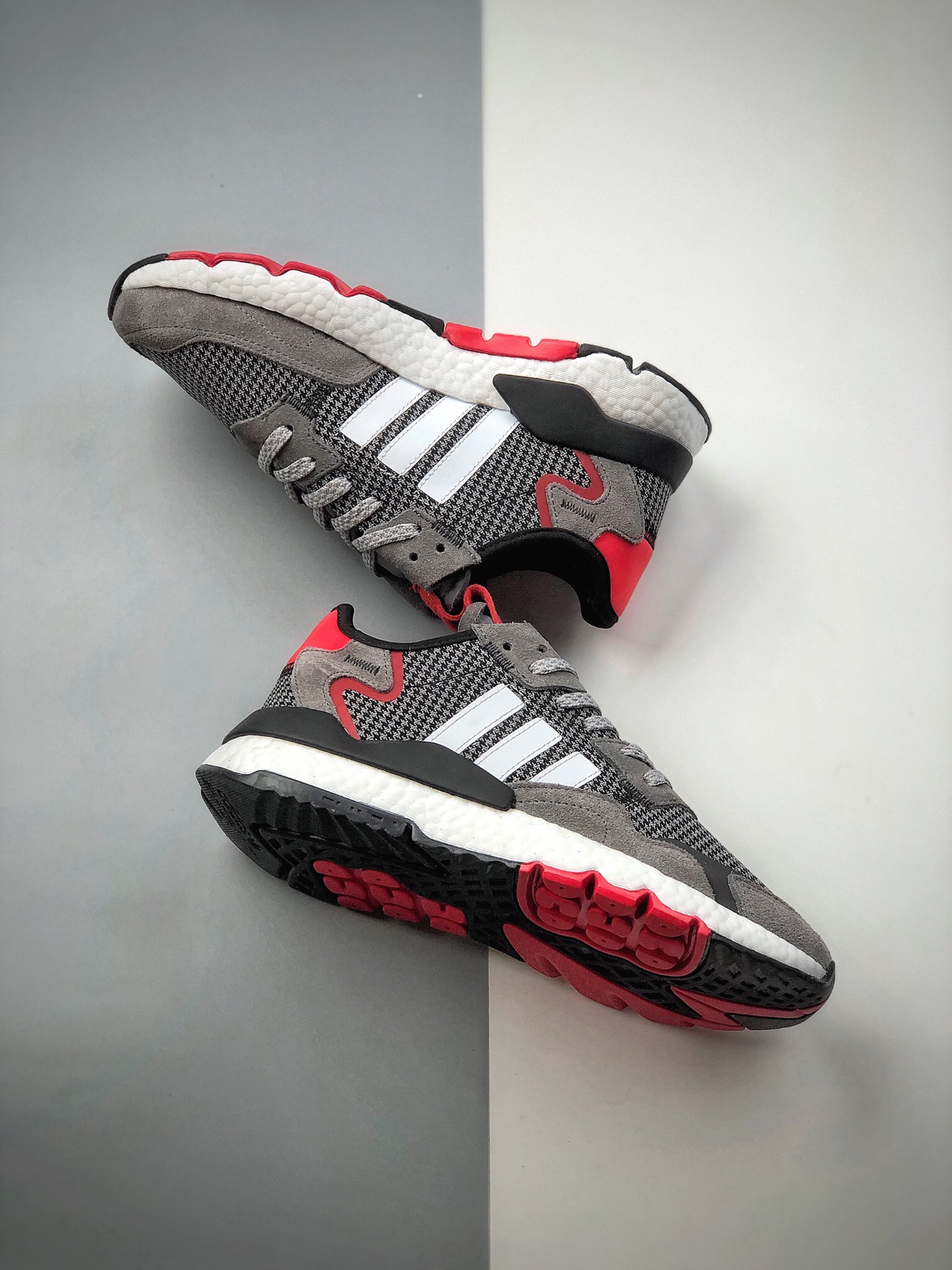 200  Adidas Nite Jogger 2020 Boost 3M反光系列 夜行者 复古休闲百搭运动跑鞋FV3855