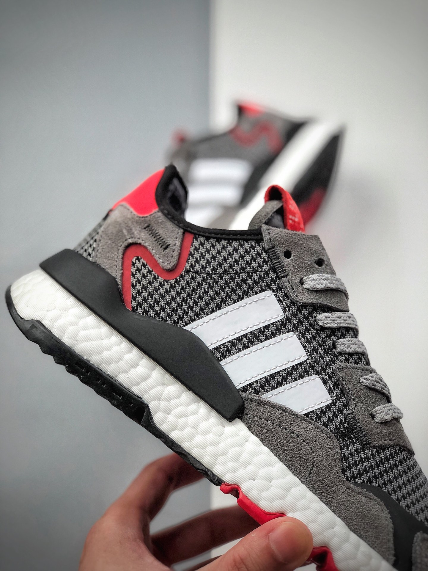 200  Adidas Nite Jogger 2020 Boost 3M反光系列 夜行者 复古休闲百搭运动跑鞋FV3855