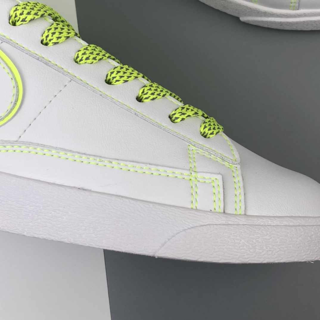 160 Nike Blazer Low PRM 开拓者休闲运动板鞋 3M反光 头层皮鞋面 轻便小白鞋 454471-813