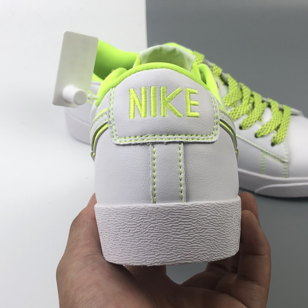 160 Nike Blazer Low PRM 开拓者休闲运动板鞋 3M反光 头层皮鞋面 轻便小白鞋 454471-813