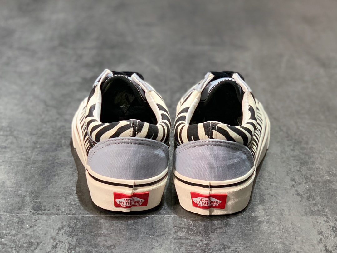 150  Vans Style 36 OG 万斯 斑马纹 雾霾蓝 灰蓝 低帮硫化帆布鞋 43 44