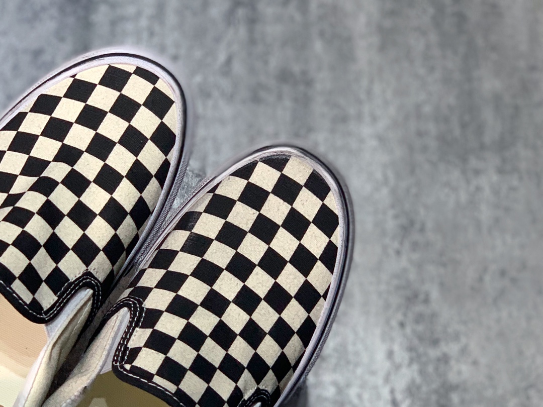 140 Vans Slip-On 懒人套 一脚蹬 做旧棋盘格