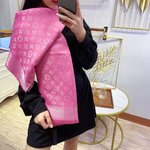 Louis Vuitton Scarf Shawl Only sell high-quality
 Silk Wool Fall/Winter Collection