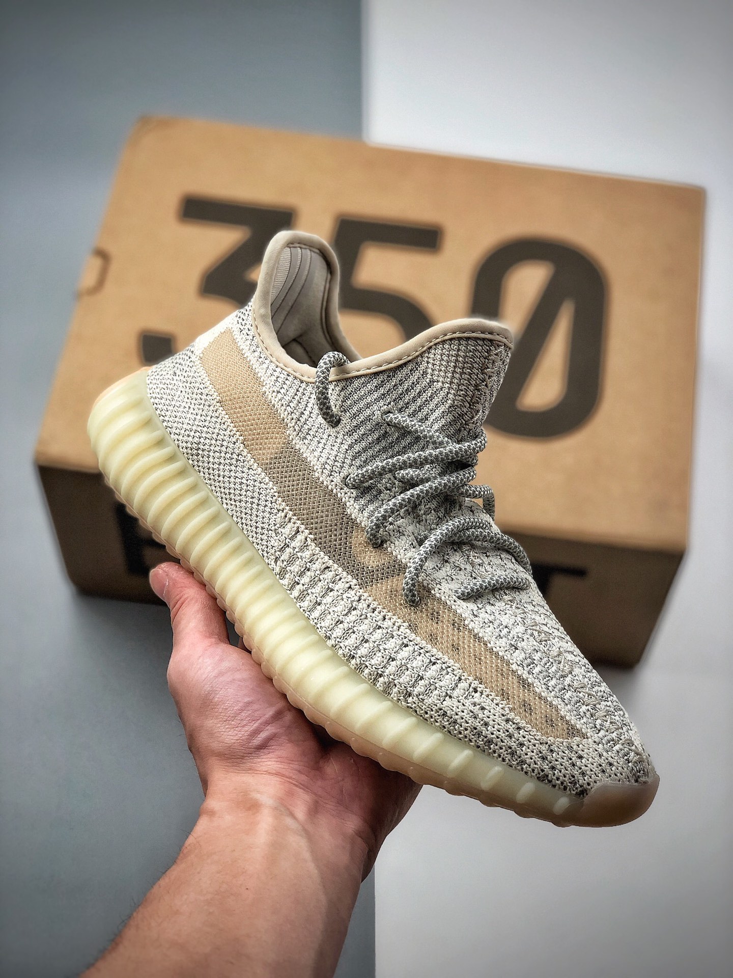 250 最强性价比 Adidas Yeezy 350 Boost V2 须白满天星 #德国进口机台针织成型 FV3254