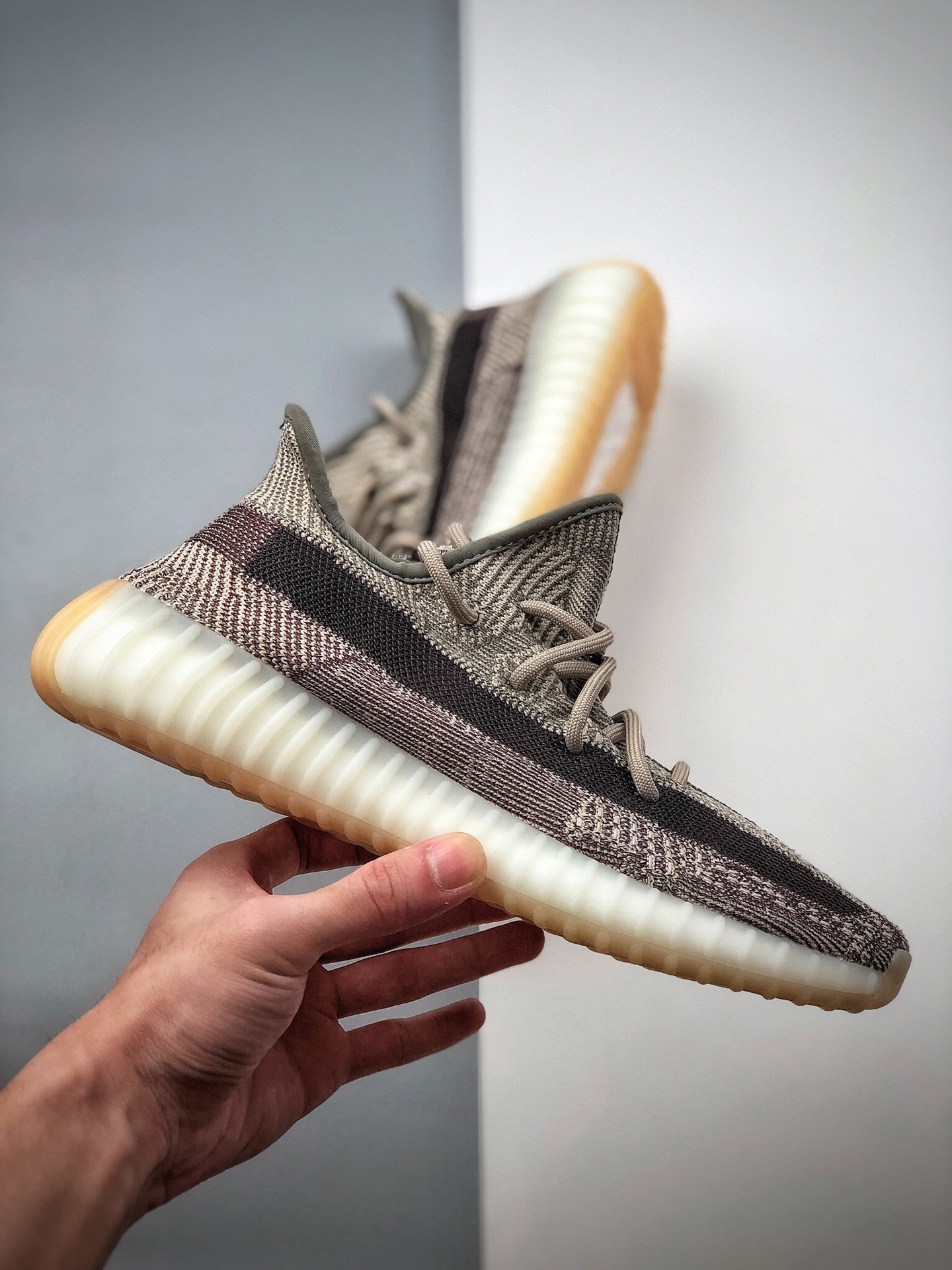 250 Yeezy 350 Boost V2 扎龙 德国进口机台针织成型货号：FZ1267