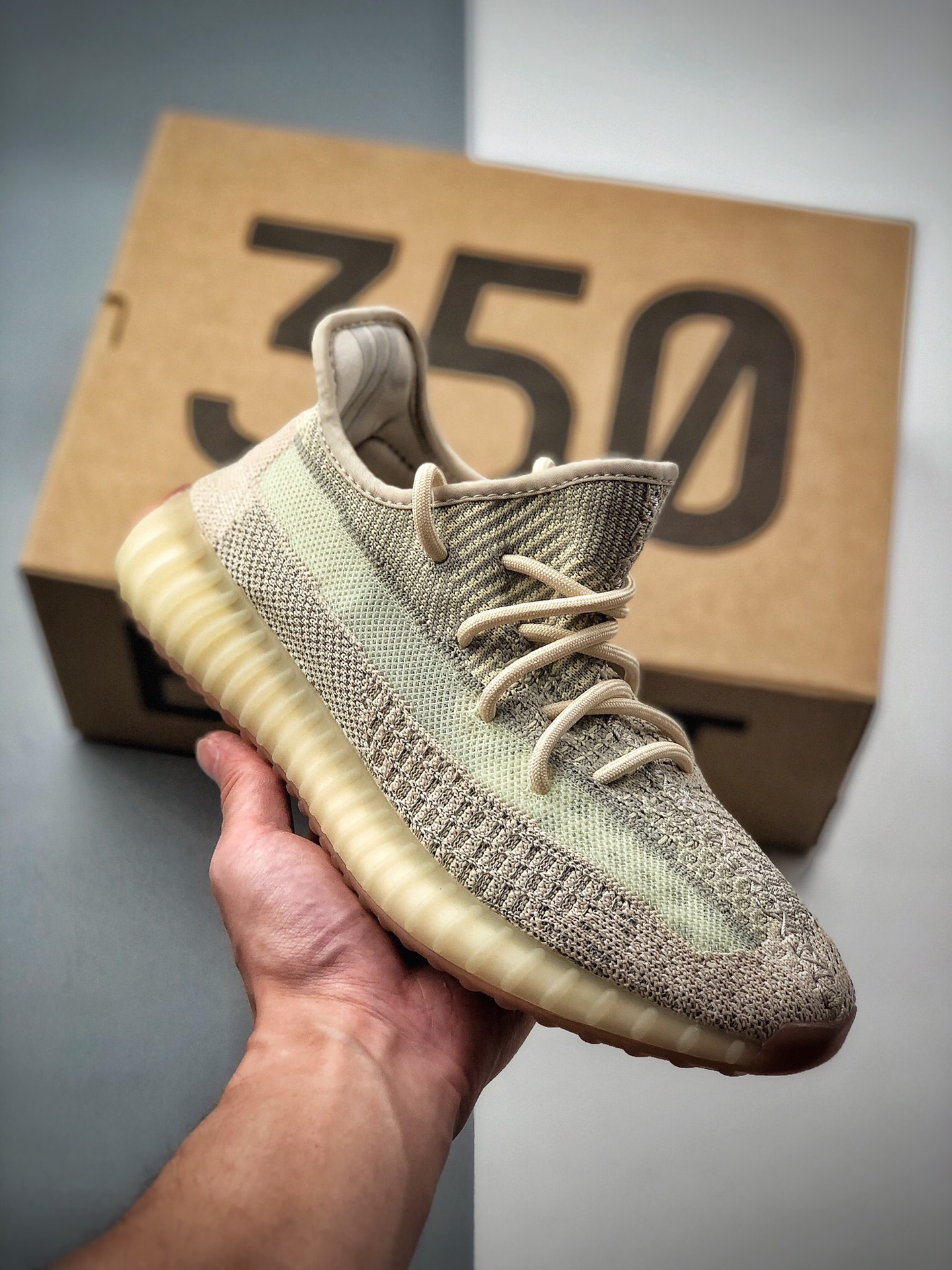 250 #最强性价比 公司级Adidas Yeezy 350 Boost V2 天鹅白满天星 FW5318