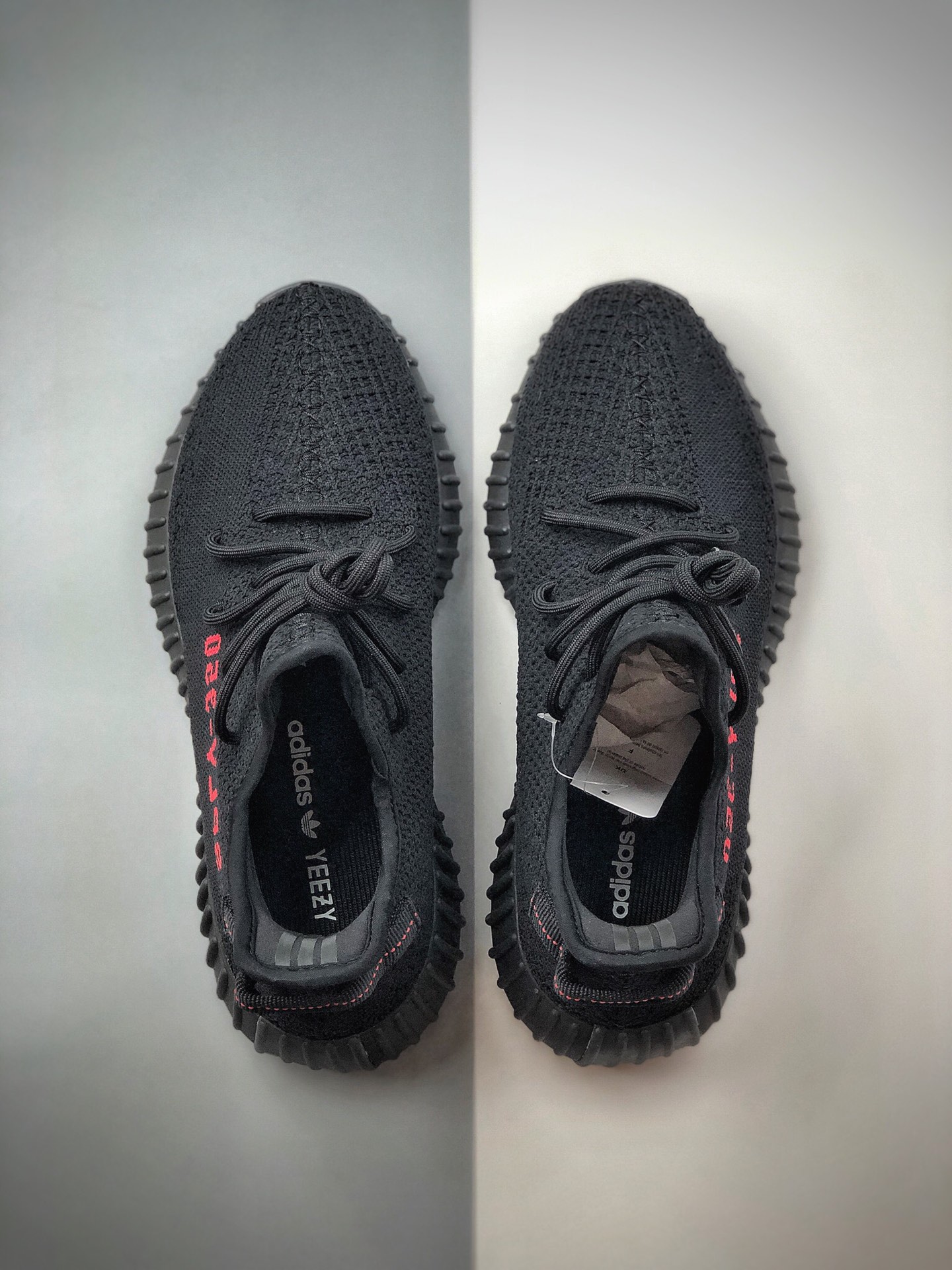 250  #Adidas Yeezy 350 Boost V2 黑红字 CP9652