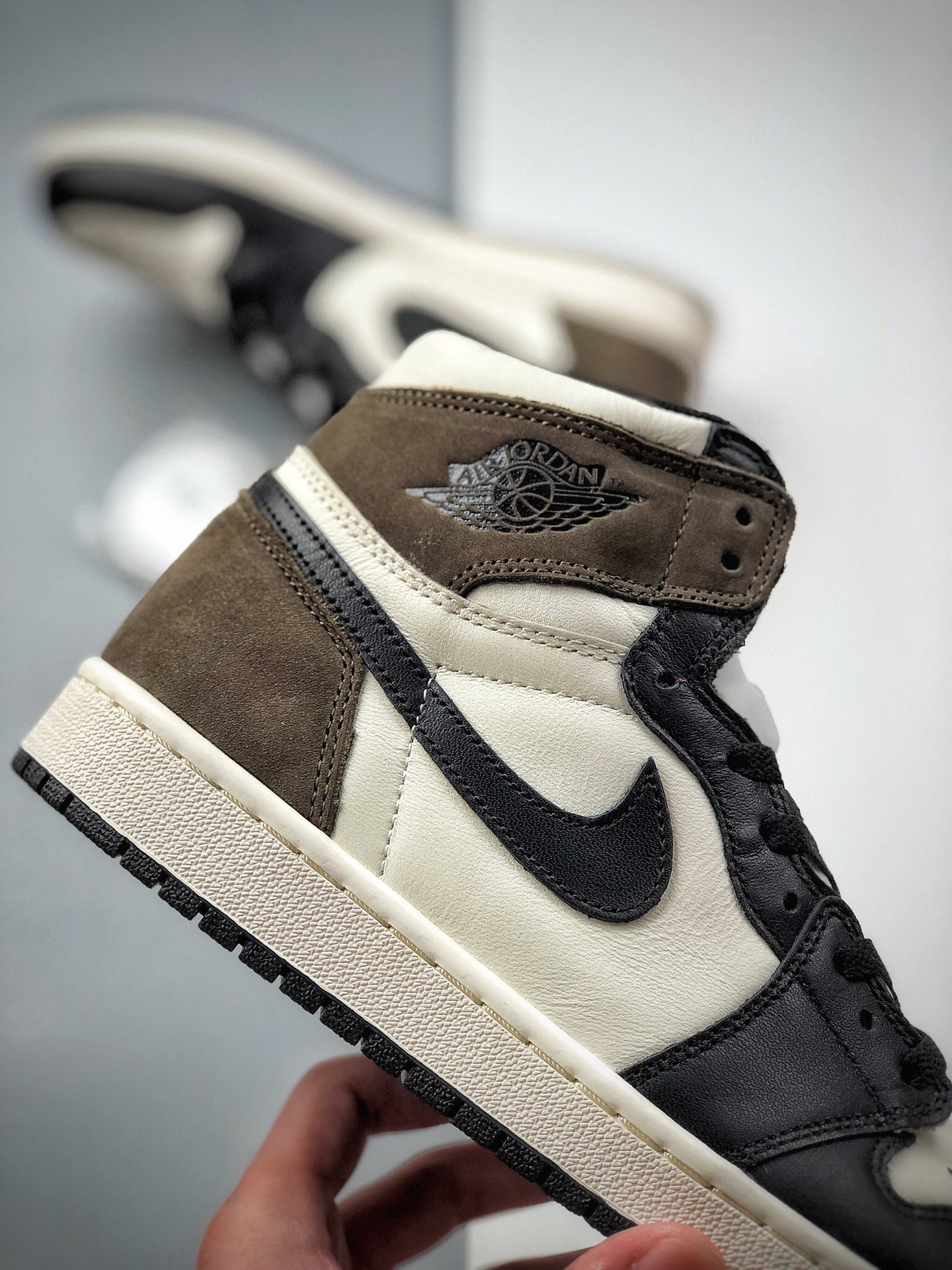 290 Air Jordan 1 High OG“Dark Mocha”wmAJ1摩卡全鞋身头层皮555088-105