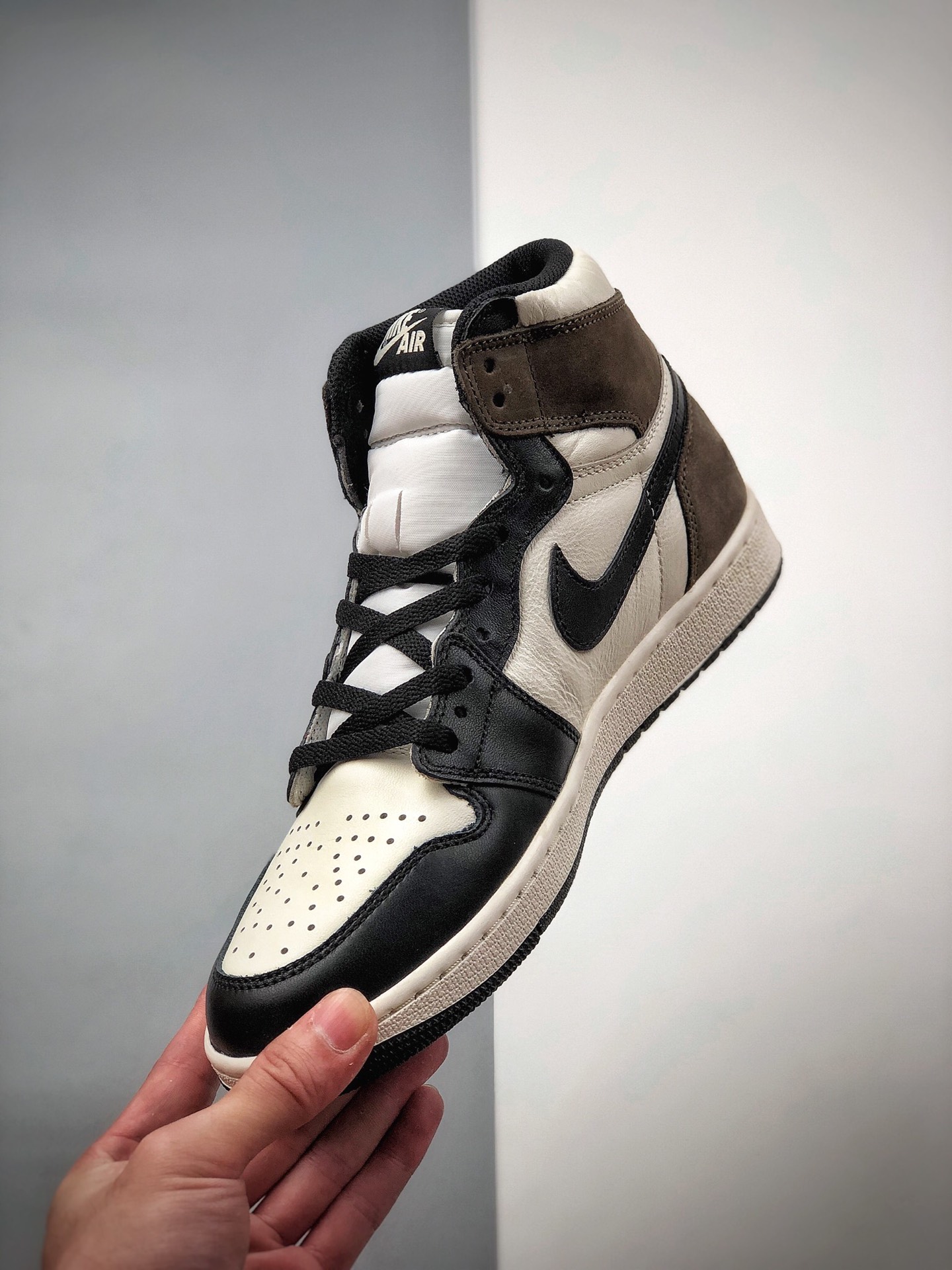 290 Air Jordan 1 High OG“Dark Mocha”wmAJ1摩卡全鞋身头层皮555088-105