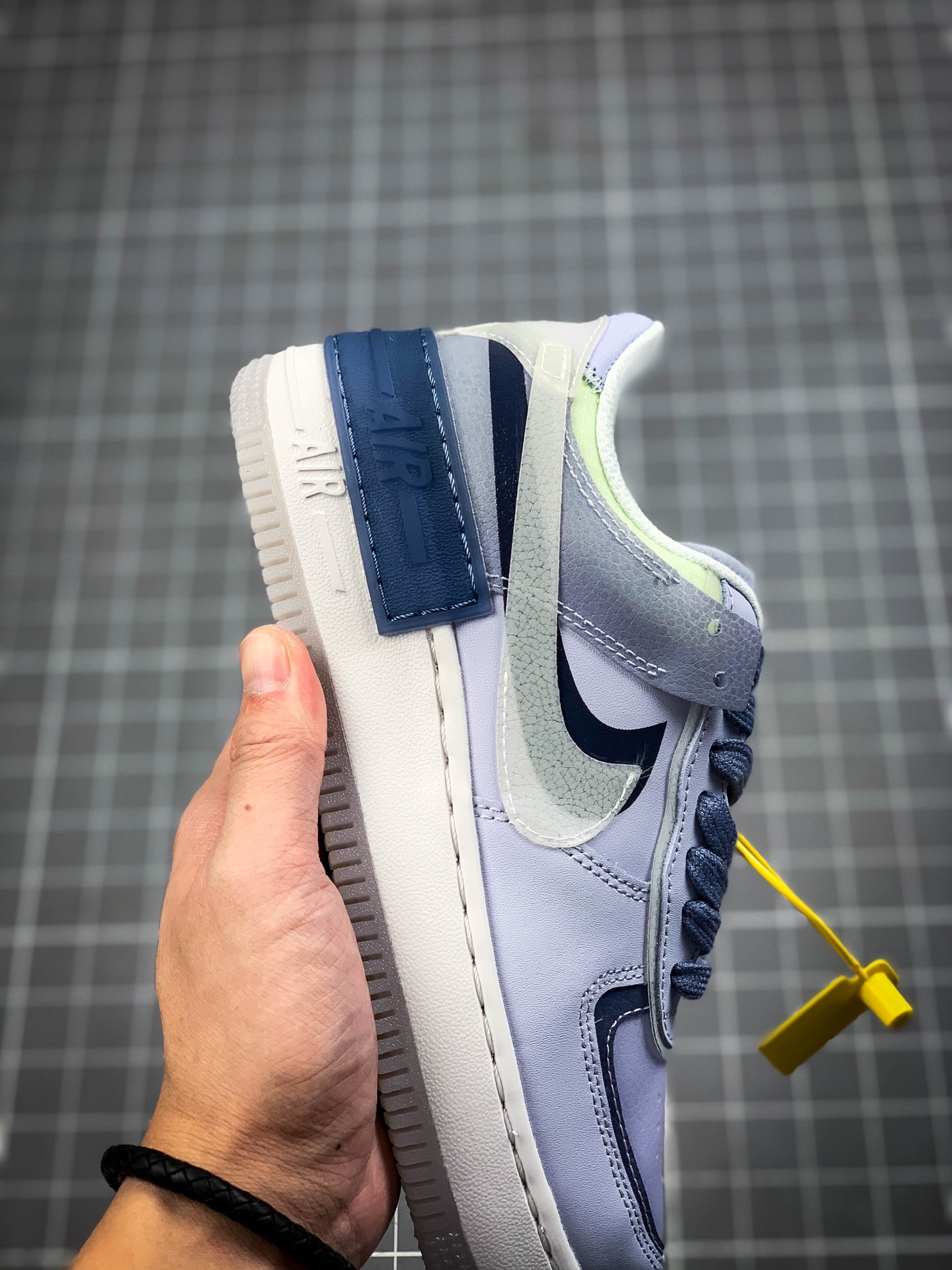 180 真正气垫组合底 Wmns Air Force 1 Shadow SE'World Indigo' 马卡龙深蓝射频低帮空军一号 CK6561-001 219