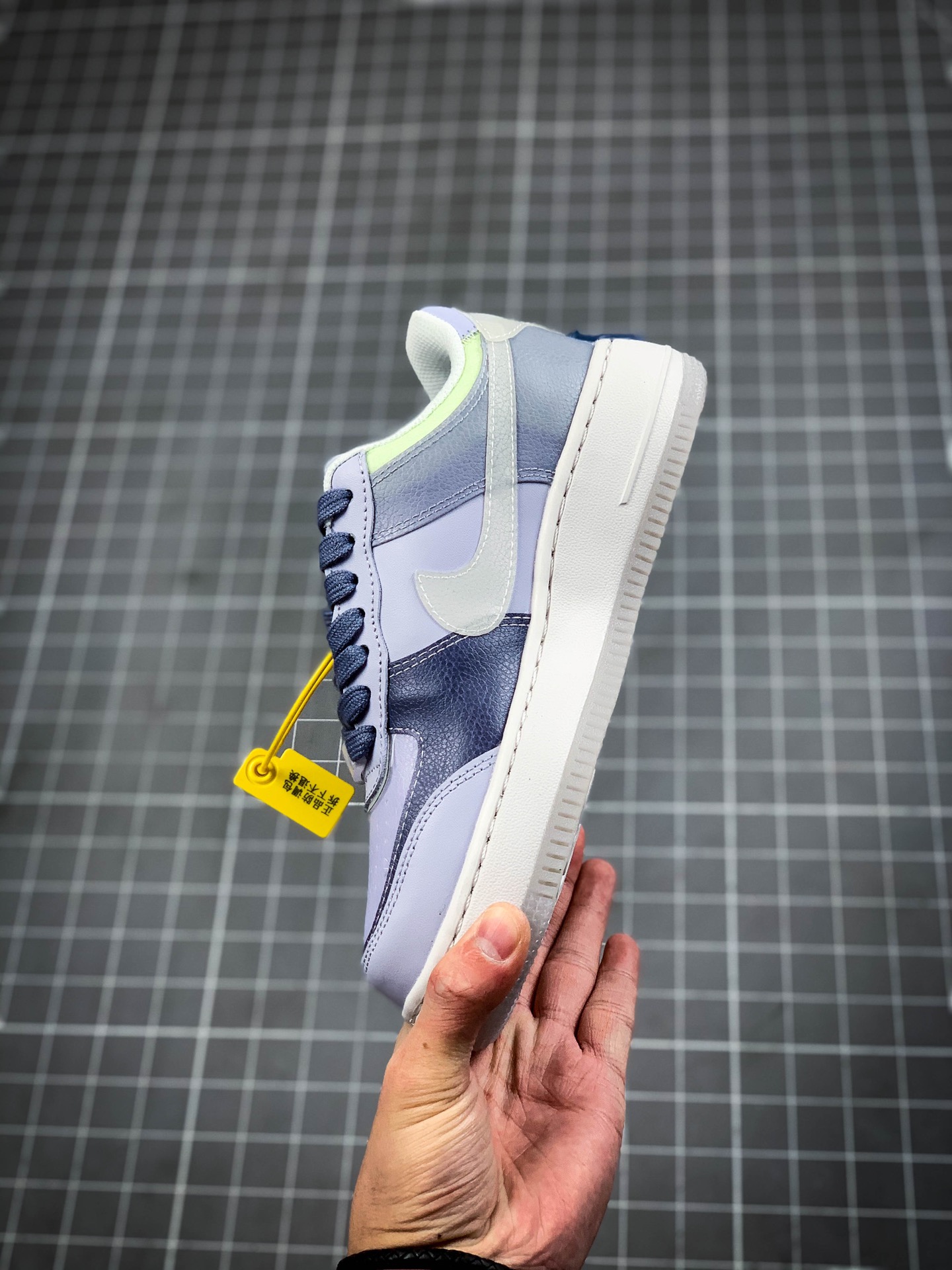 180 真正气垫组合底 Wmns Air Force 1 Shadow SE'World Indigo' 马卡龙深蓝射频低帮空军一号 CK6561-001 219