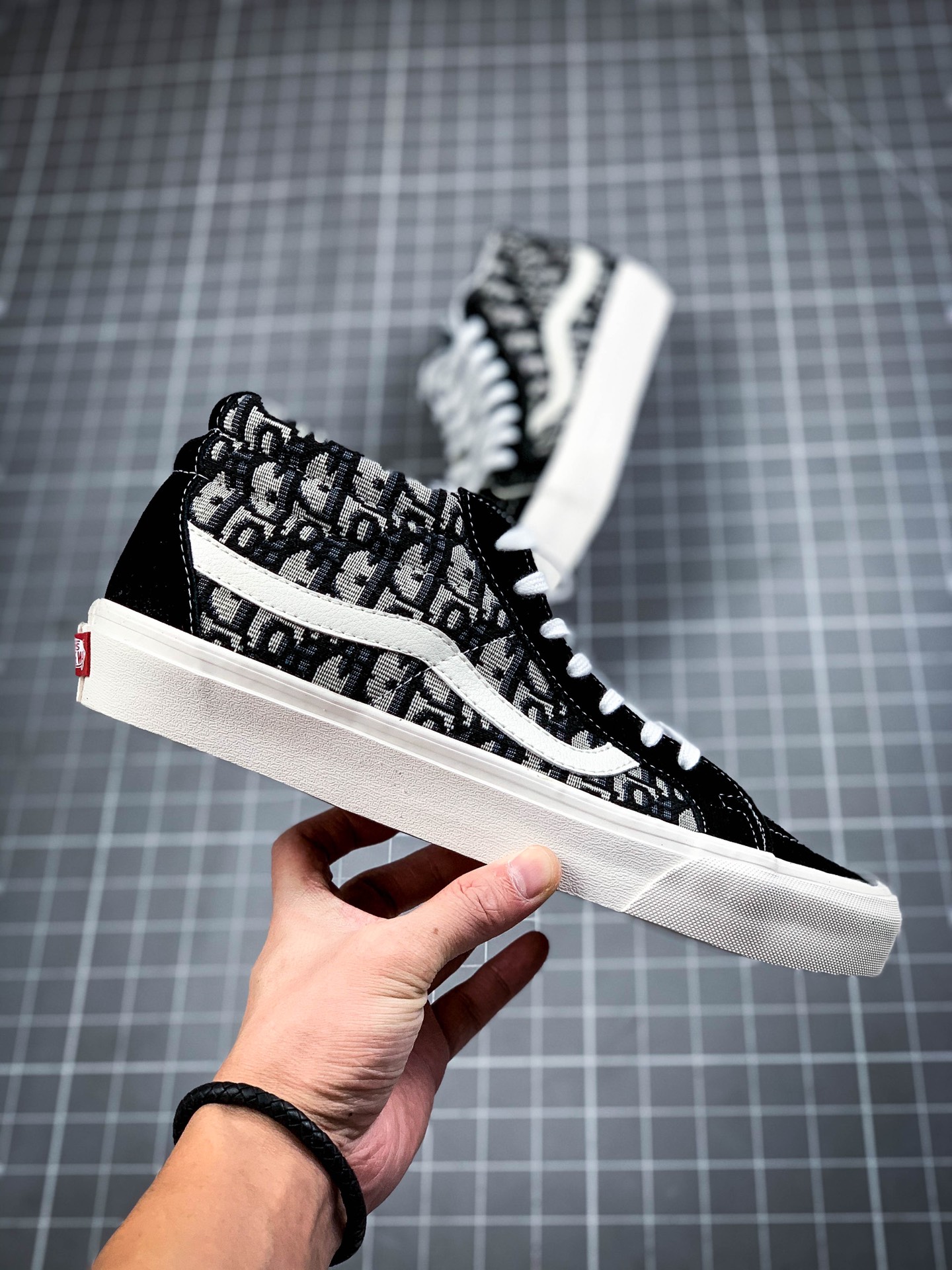 150 公司级#Dior x Vans Style 36 Decon SF“岩石灰刺绣CD重影”万斯迪奥联名