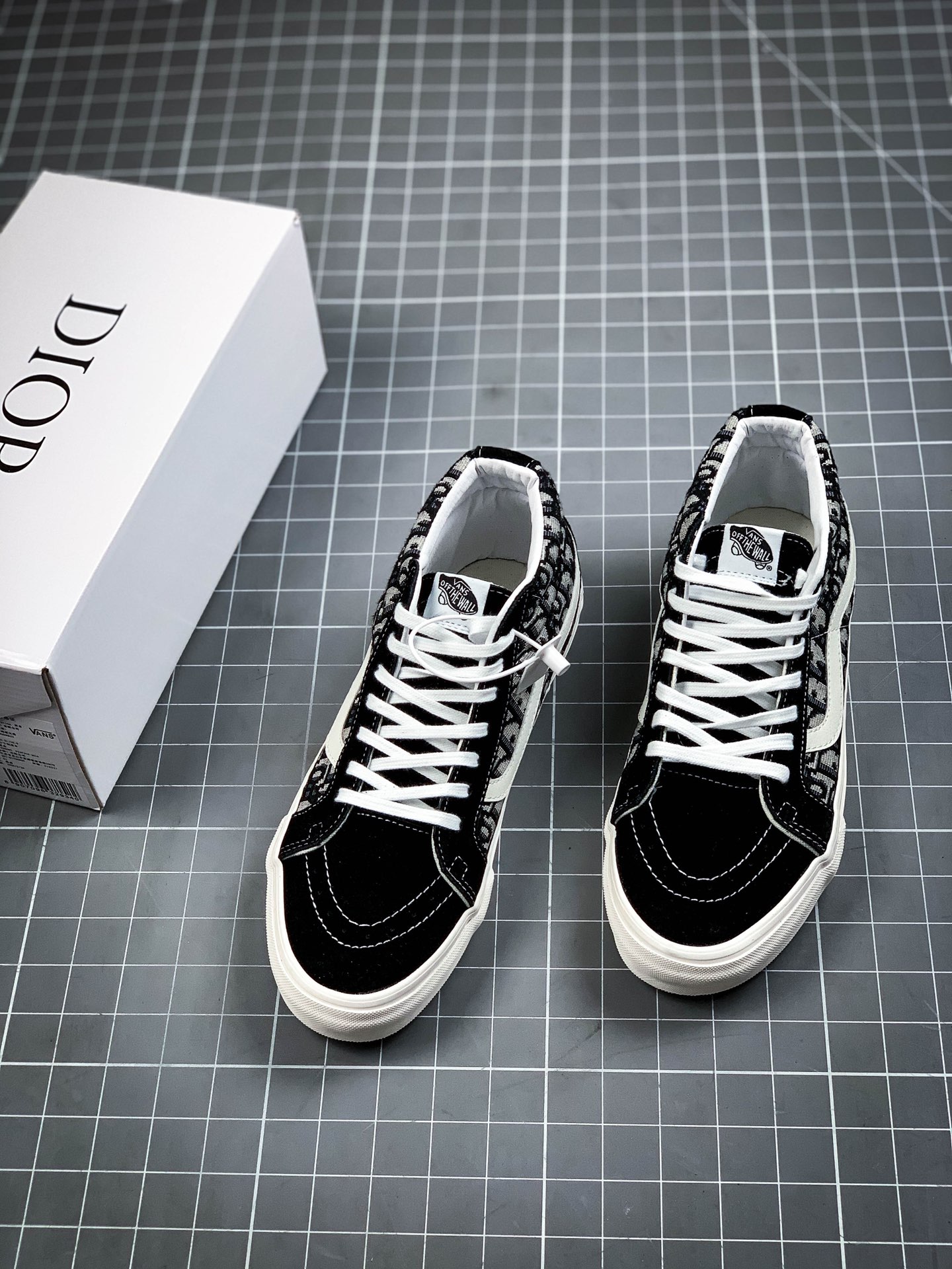 150 公司级#Dior x Vans Style 36 Decon SF“岩石灰刺绣CD重影”万斯迪奥联名