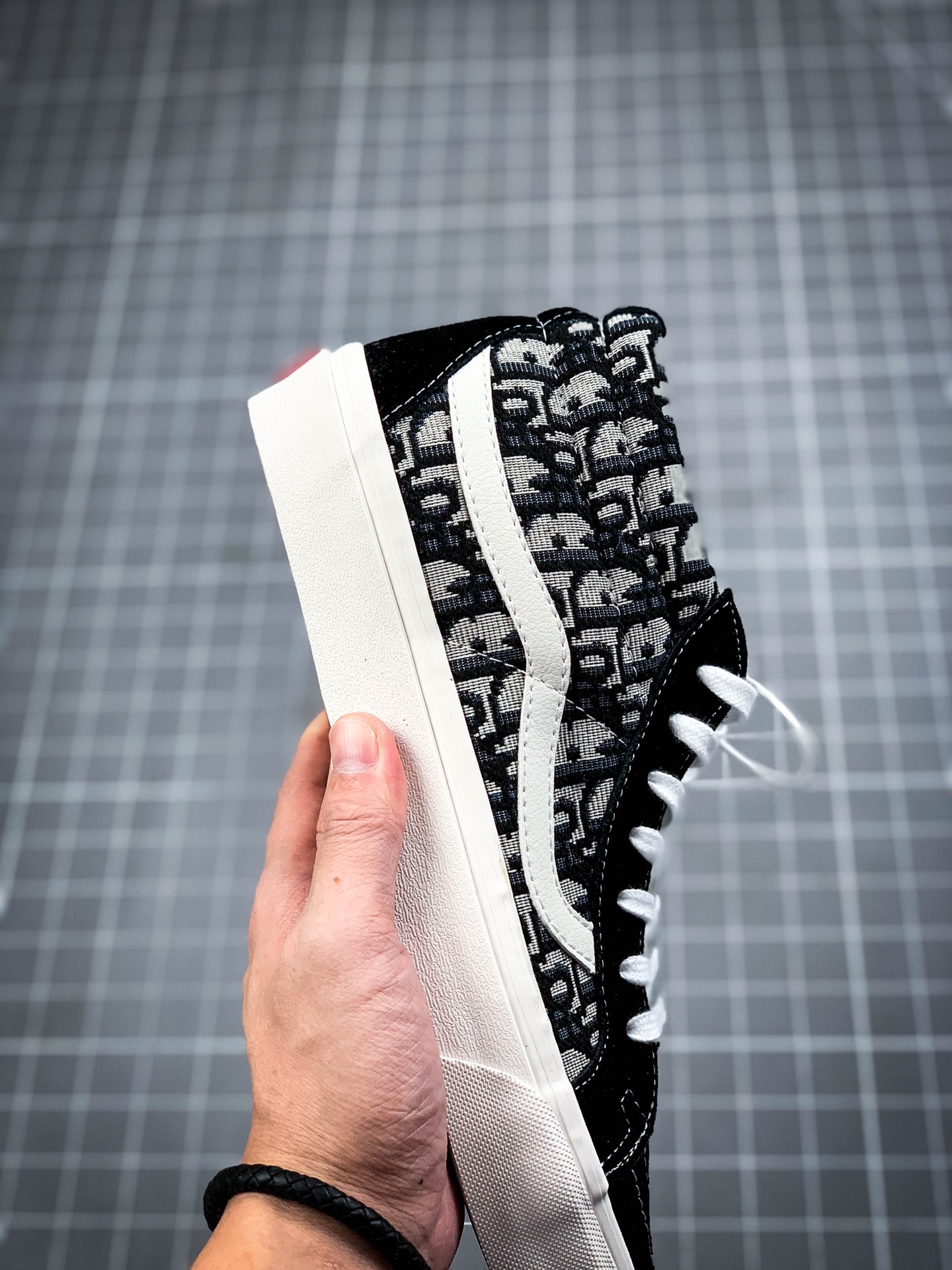 150 公司级#Dior x Vans Style 36 Decon SF“岩石灰刺绣CD重影”万斯迪奥联名