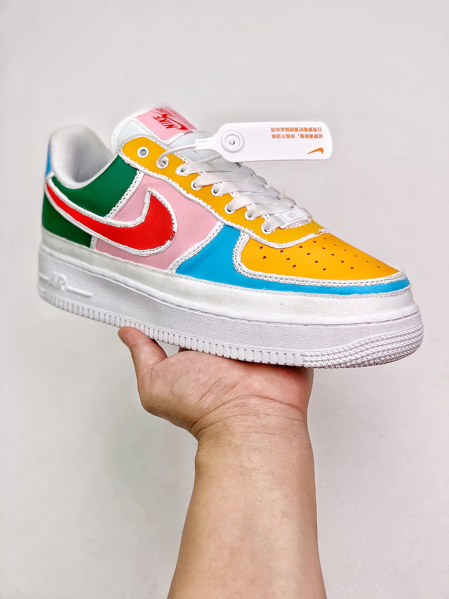 180 Nike Air Force 1 '07 白色撕撕乐  空军一号“白色撕撕乐”低帮百搭休闲运动板鞋CJ1650-101
