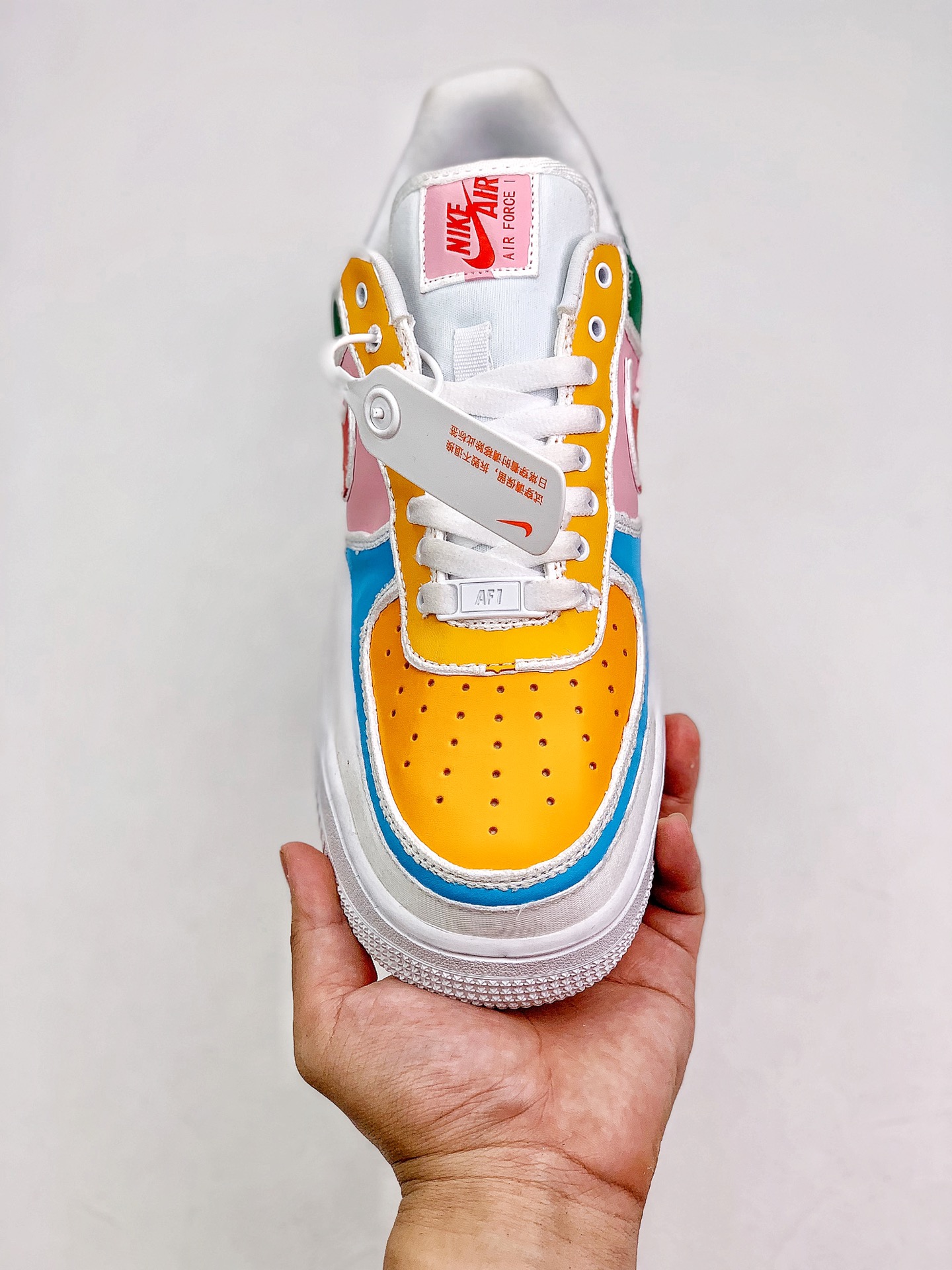 180 Nike Air Force 1 '07 白色撕撕乐  空军一号“白色撕撕乐”低帮百搭休闲运动板鞋CJ1650-101