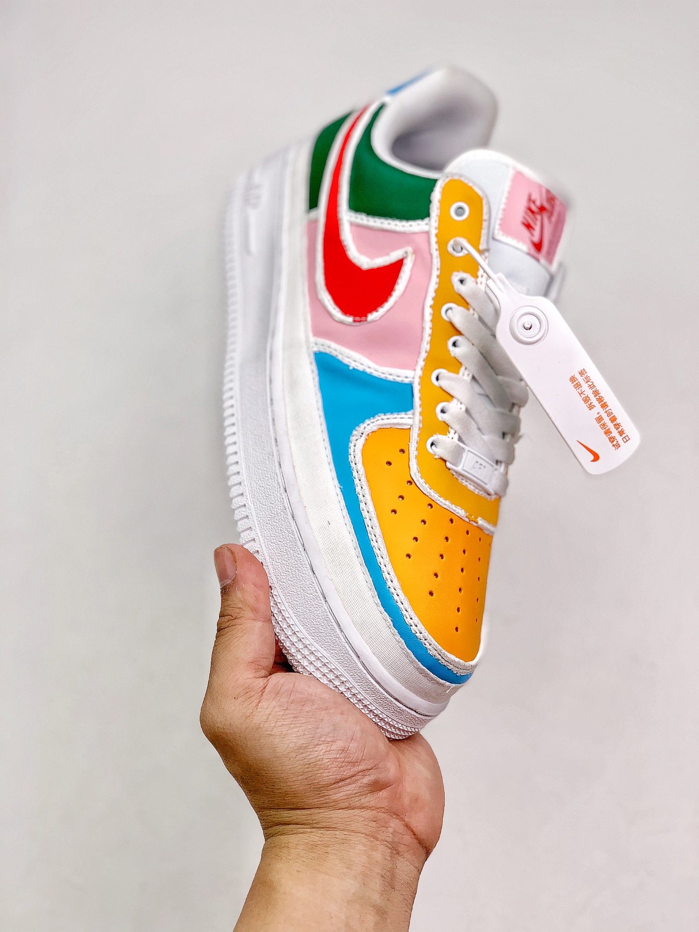 180 Nike Air Force 1 '07 白色撕撕乐  空军一号“白色撕撕乐”低帮百搭休闲运动板鞋CJ1650-101