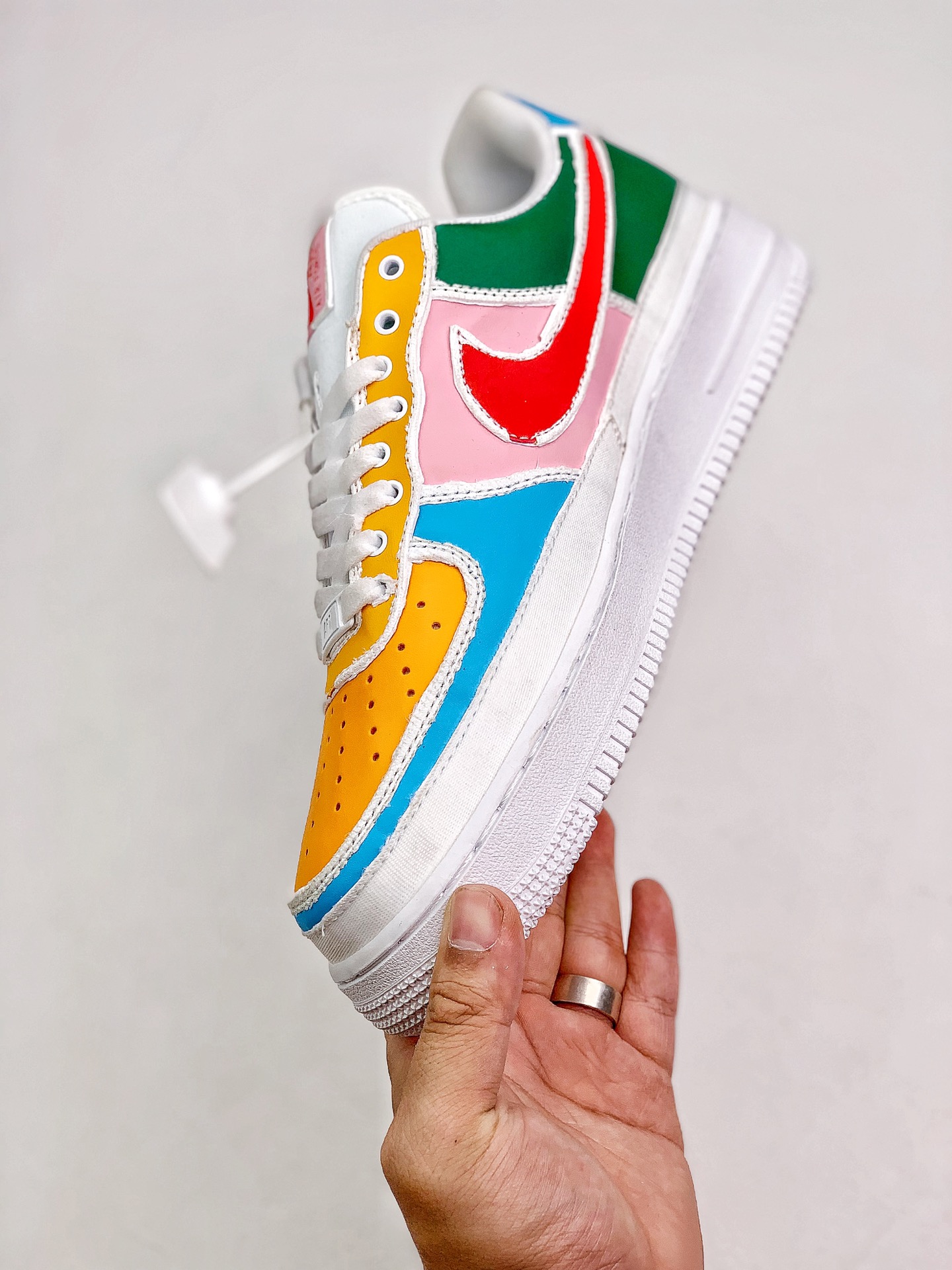 180 Nike Air Force 1 '07 白色撕撕乐  空军一号“白色撕撕乐”低帮百搭休闲运动板鞋CJ1650-101
