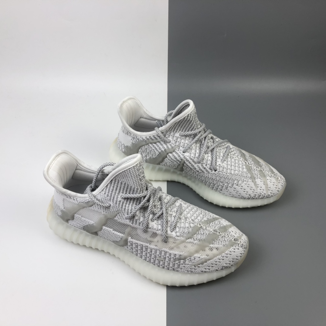 290 Adidas Yeezy Boost 350V2 百搭轻便爆米花中底休闲运动慢跑鞋 怪物夜光系列 FC8311