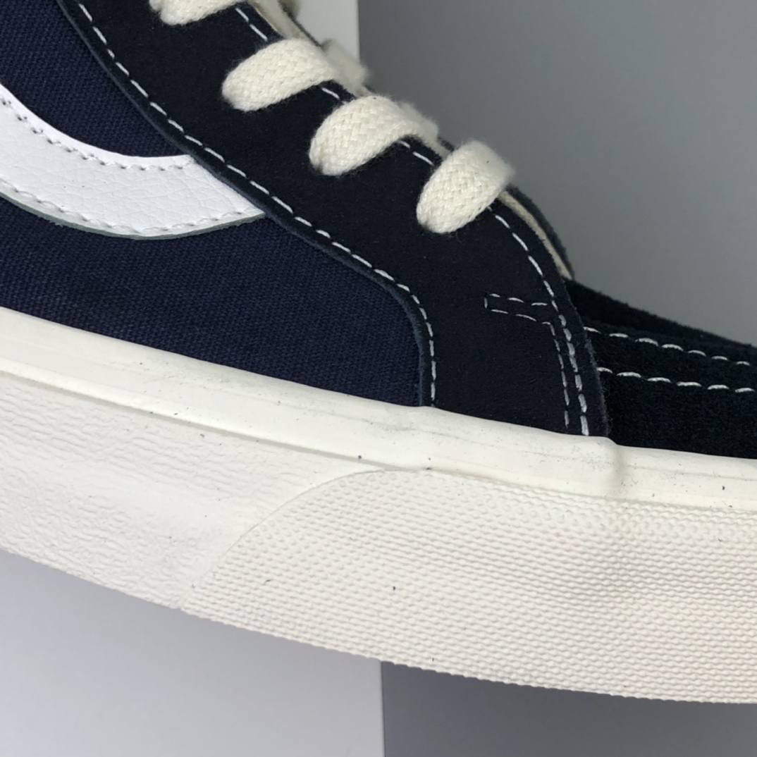 150 Vans 0G Sk8-Hi LX 藏蓝色高帮百搭休闲板鞋 VN0A38F7POT
