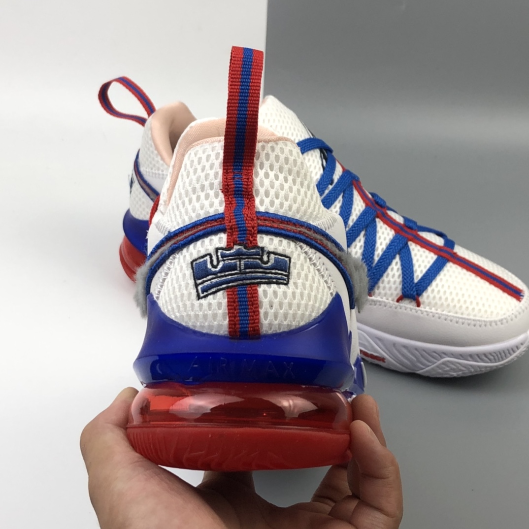 330 Nike LeBron 17 Low Tune Squad勒布朗詹姆斯17代白蓝红鸳鸯 CD5007-100