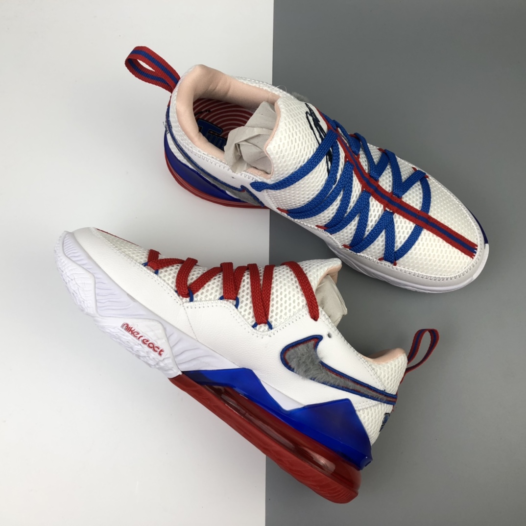 330 Nike LeBron 17 Low Tune Squad勒布朗詹姆斯17代白蓝红鸳鸯 CD5007-100