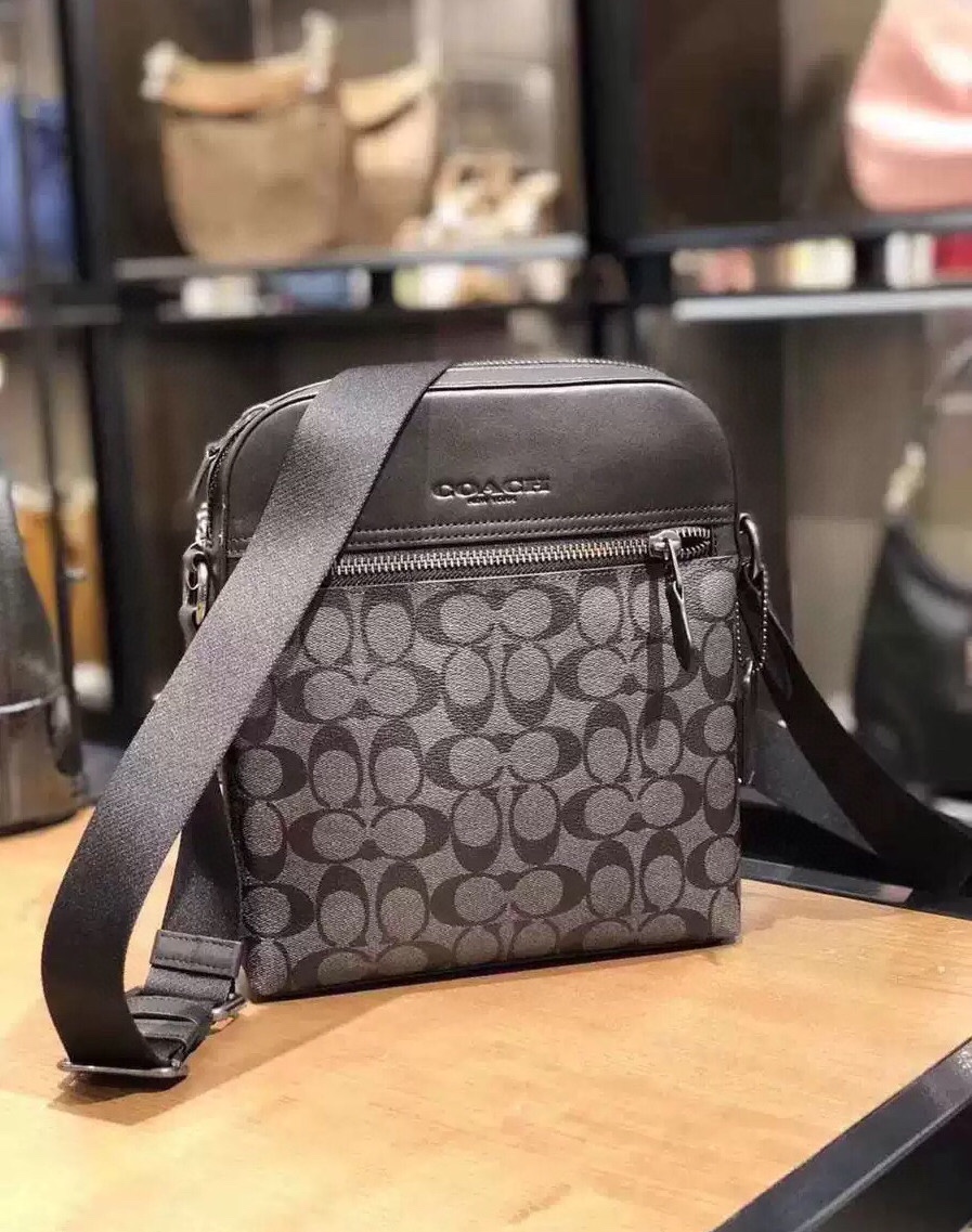 Coach 黑色73336单肩斜挎包