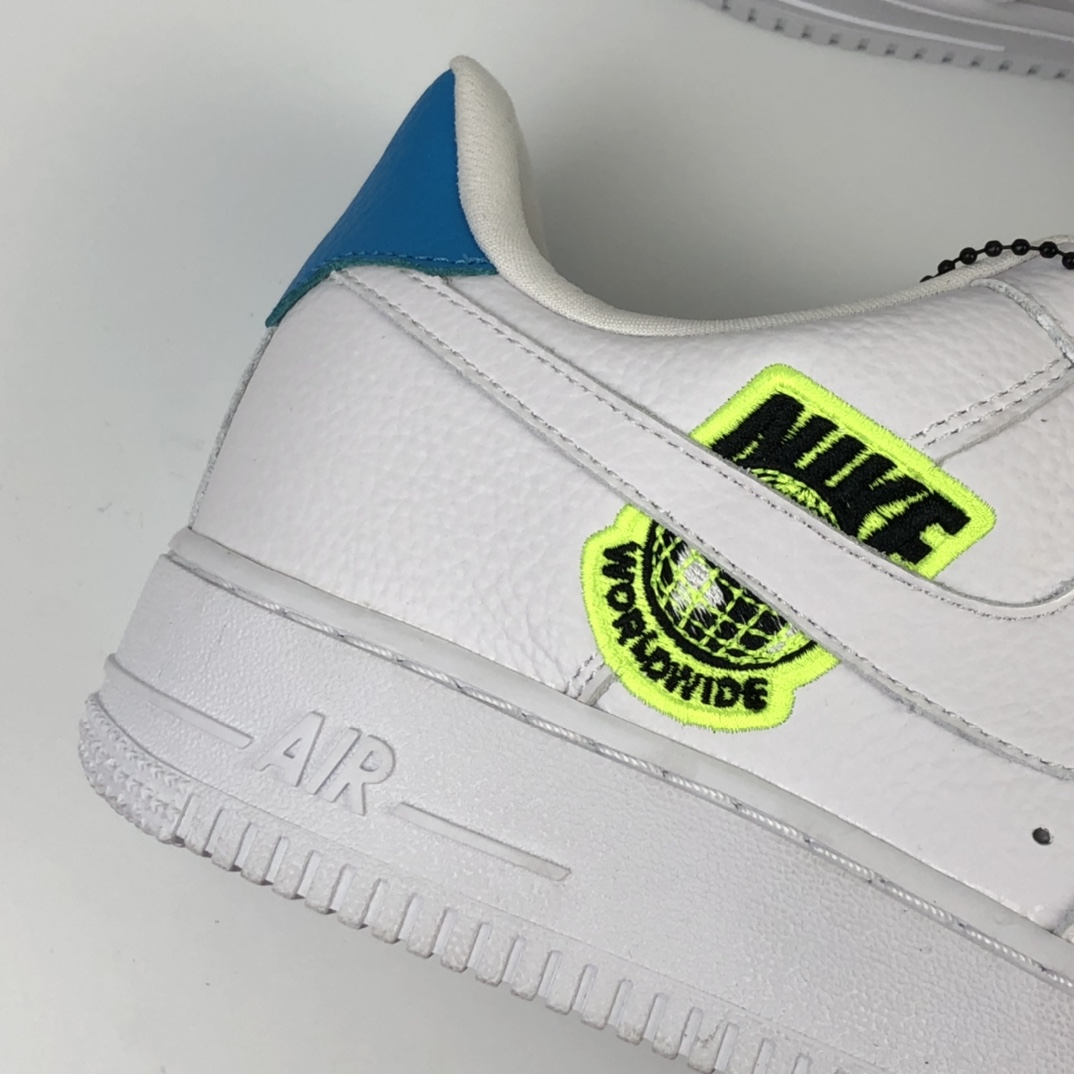 200 Nike Air Force 1'07 Lv8 ”The World Earth Day 2020” 空军一号黑彩串标钩低帮百搭休闲运动板鞋 CT1414-101