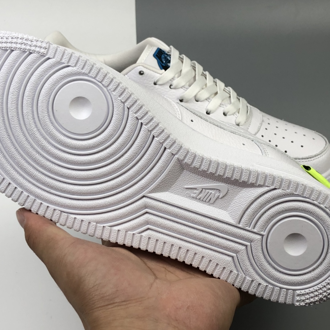 200 Nike Air Force 1'07 Lv8 ”The World Earth Day 2020” 空军一号黑彩串标钩低帮百搭休闲运动板鞋 CT1414-101
