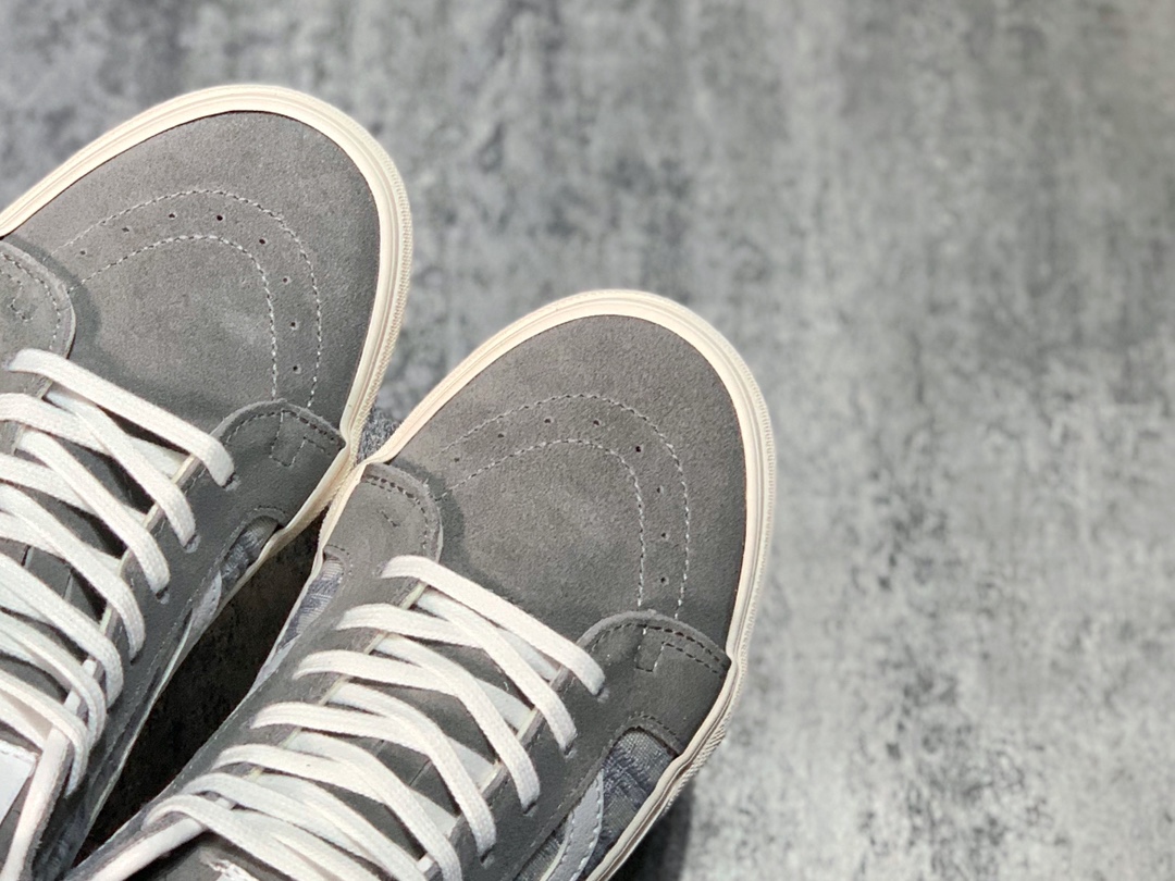 150 Dior x Vans Mid 中帮 迪奥联名 高级灰色刺绣CD重影