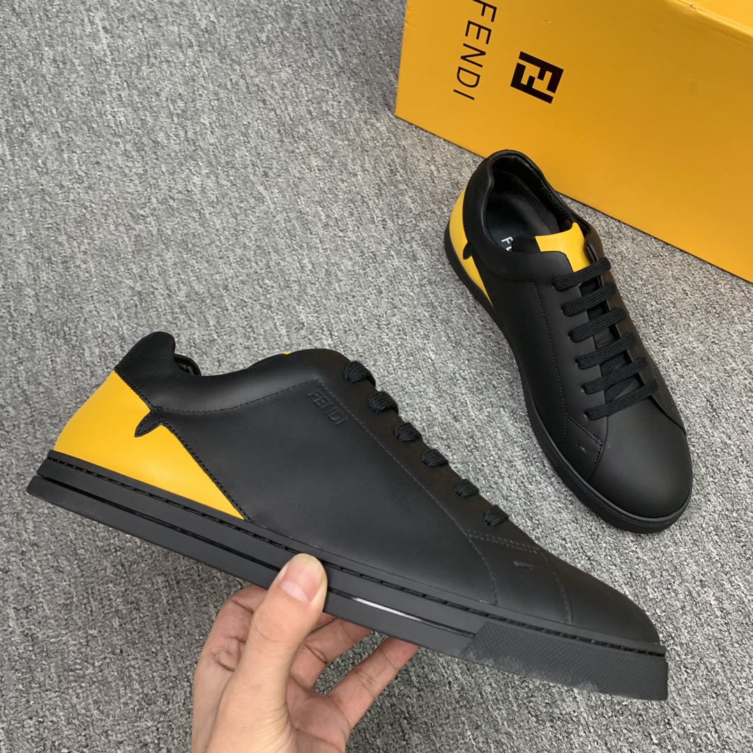 Fendi Style Leather Men's Shoes style reference detail image 4 from source 781830