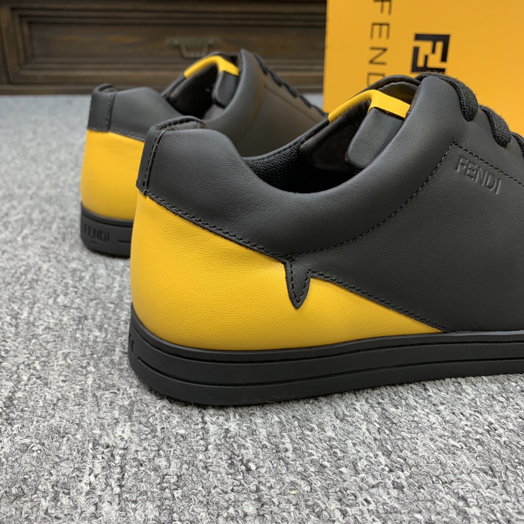 Fendi Style Leather Men's Shoes style reference detail image 9 from source 781830