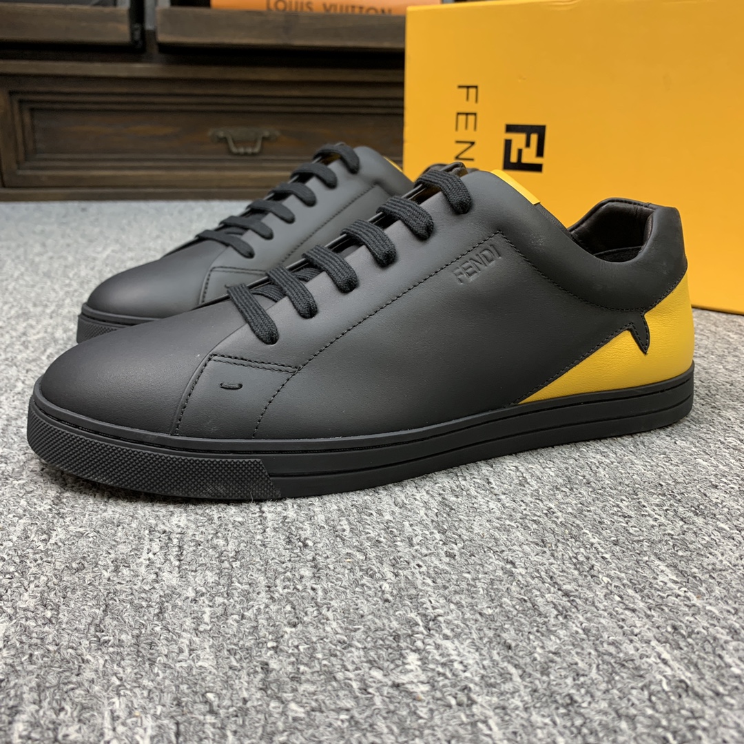 Fendi Style Leather Men's Shoes style reference detail image 5 from source 781830