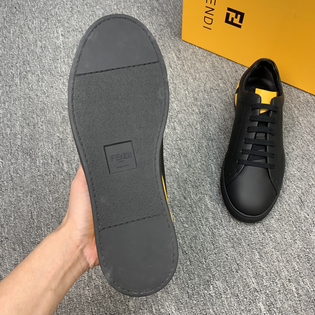 Fendi Style Leather Men's Shoes style reference detail image 7 from source 781830