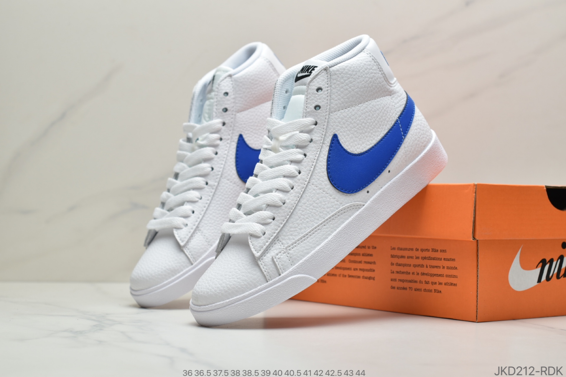 160 公司级耐克Nike W Blazer Mid Retro 复古经典中帮开拓者休闲运动鞋845054-100