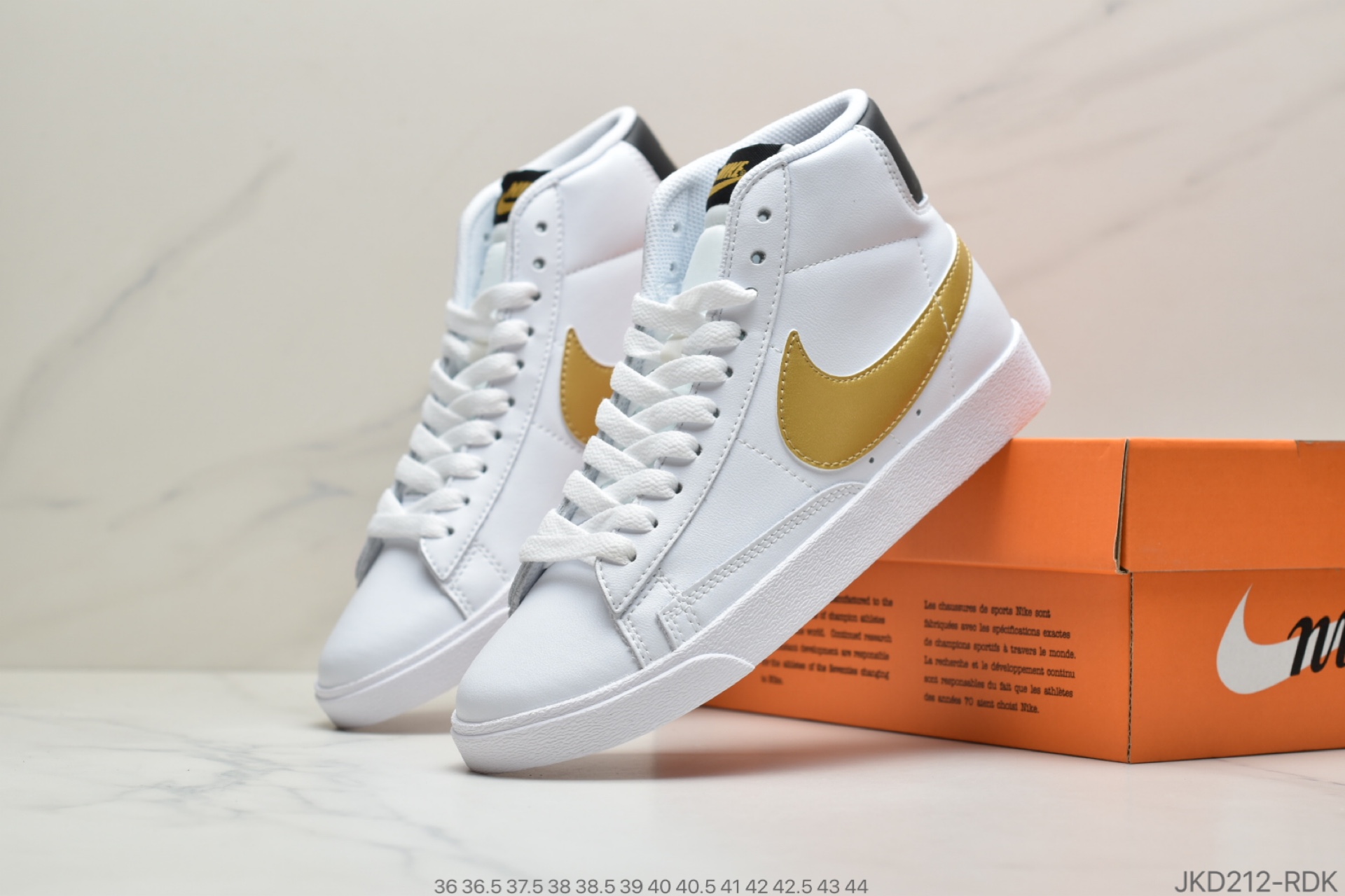 160 公司级耐克Nike W Blazer Mid Retro 复古经典中帮开拓者休闲运动鞋845054-100