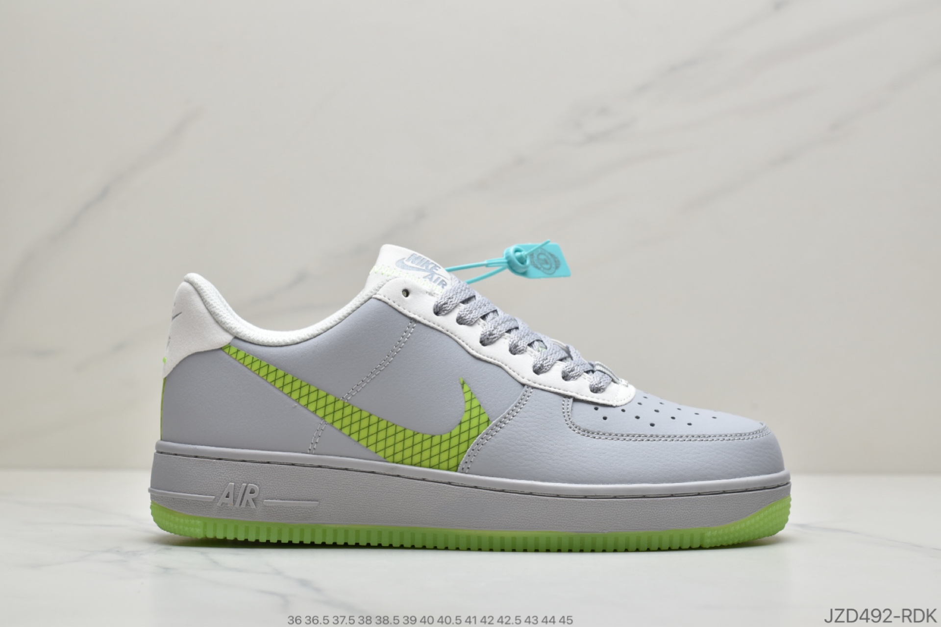 140 公司级耐克 Nike Air Force 1 解构灰黄拼接 空军一号低帮百搭休闲运动板鞋CQ6367-001