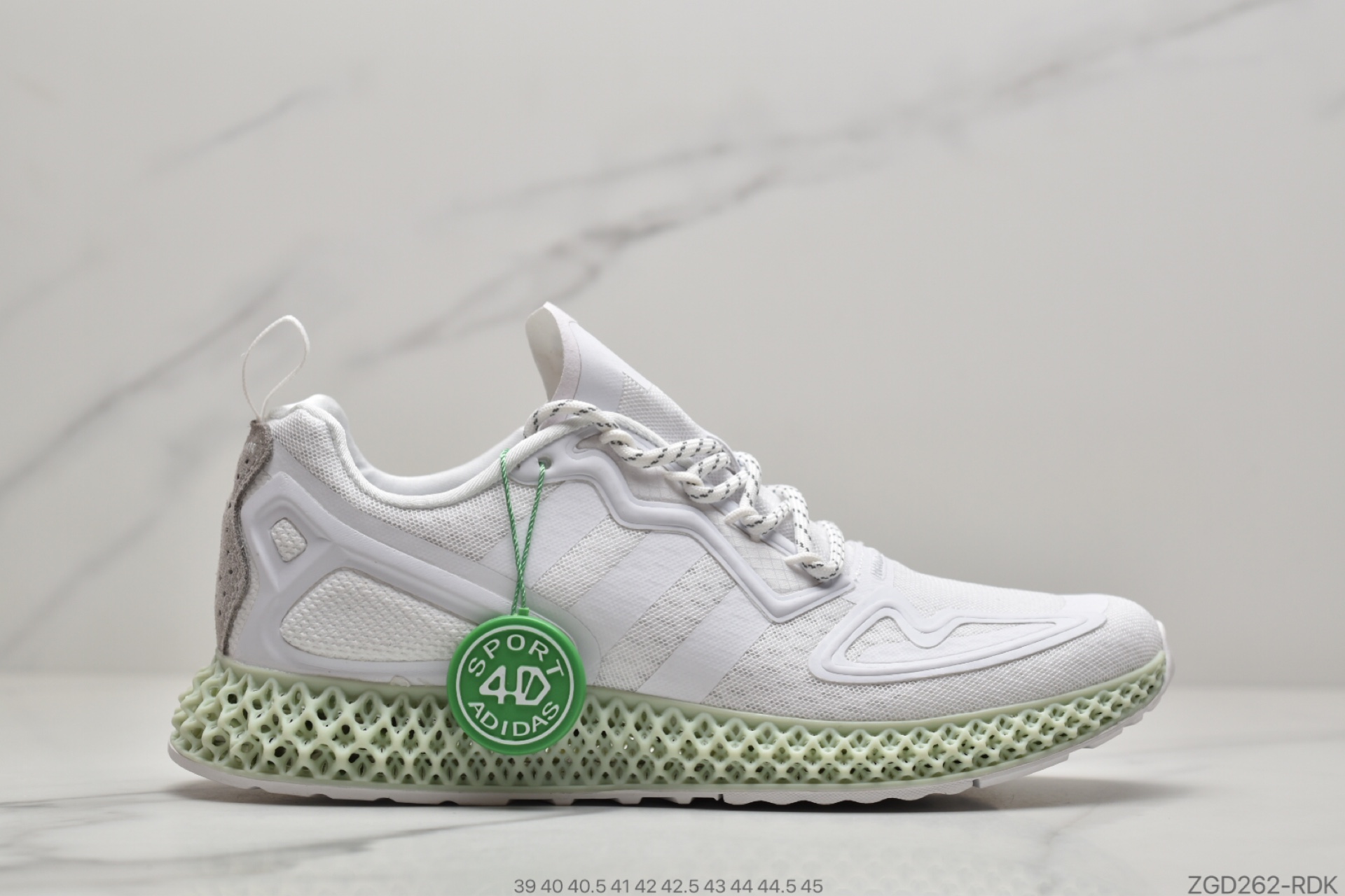 290 阿迪达斯adidas AlphaEDGE 4D竖状 针织呼吸面套脚休闲运动慢跑鞋#FW2002