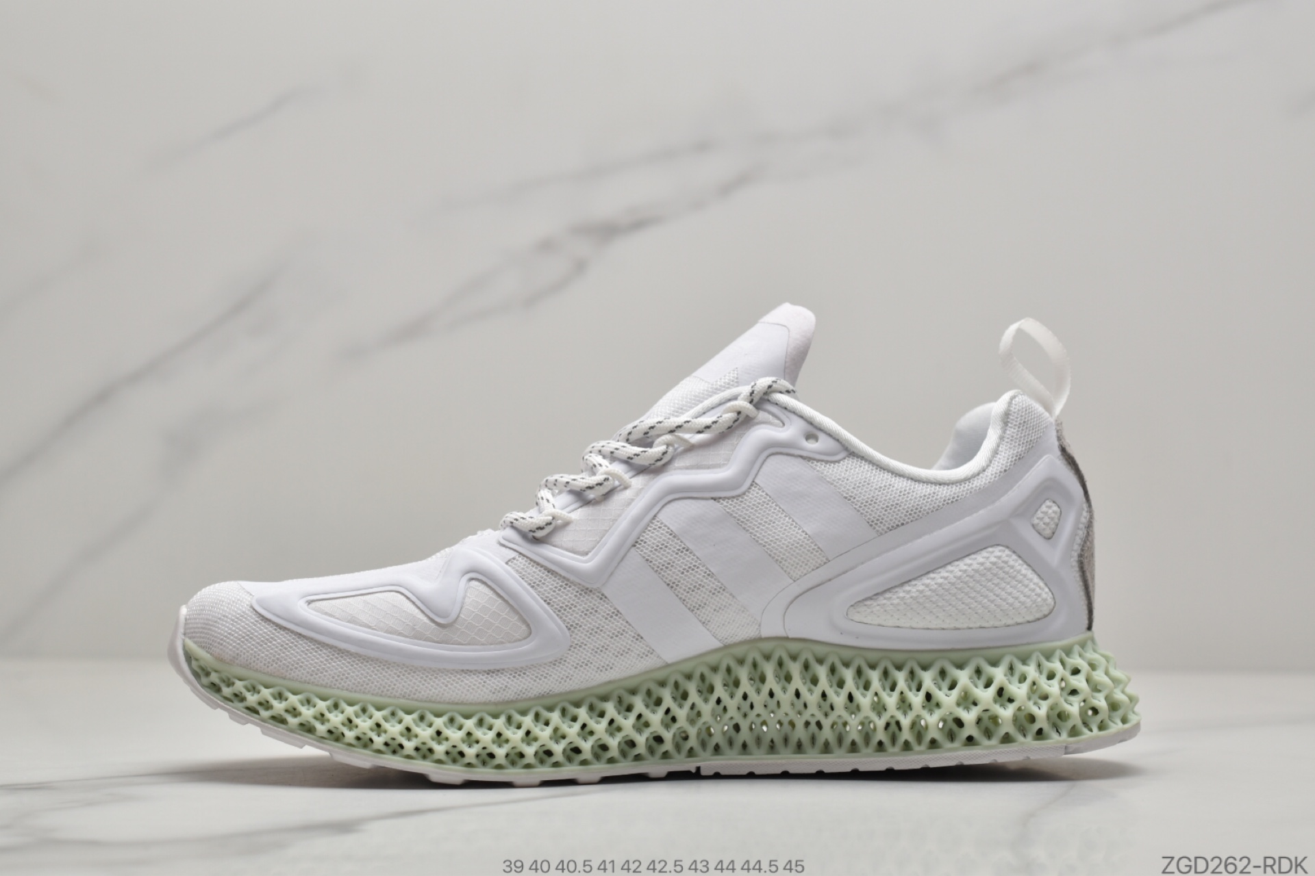 290 阿迪达斯adidas AlphaEDGE 4D竖状 针织呼吸面套脚休闲运动慢跑鞋#FW2002