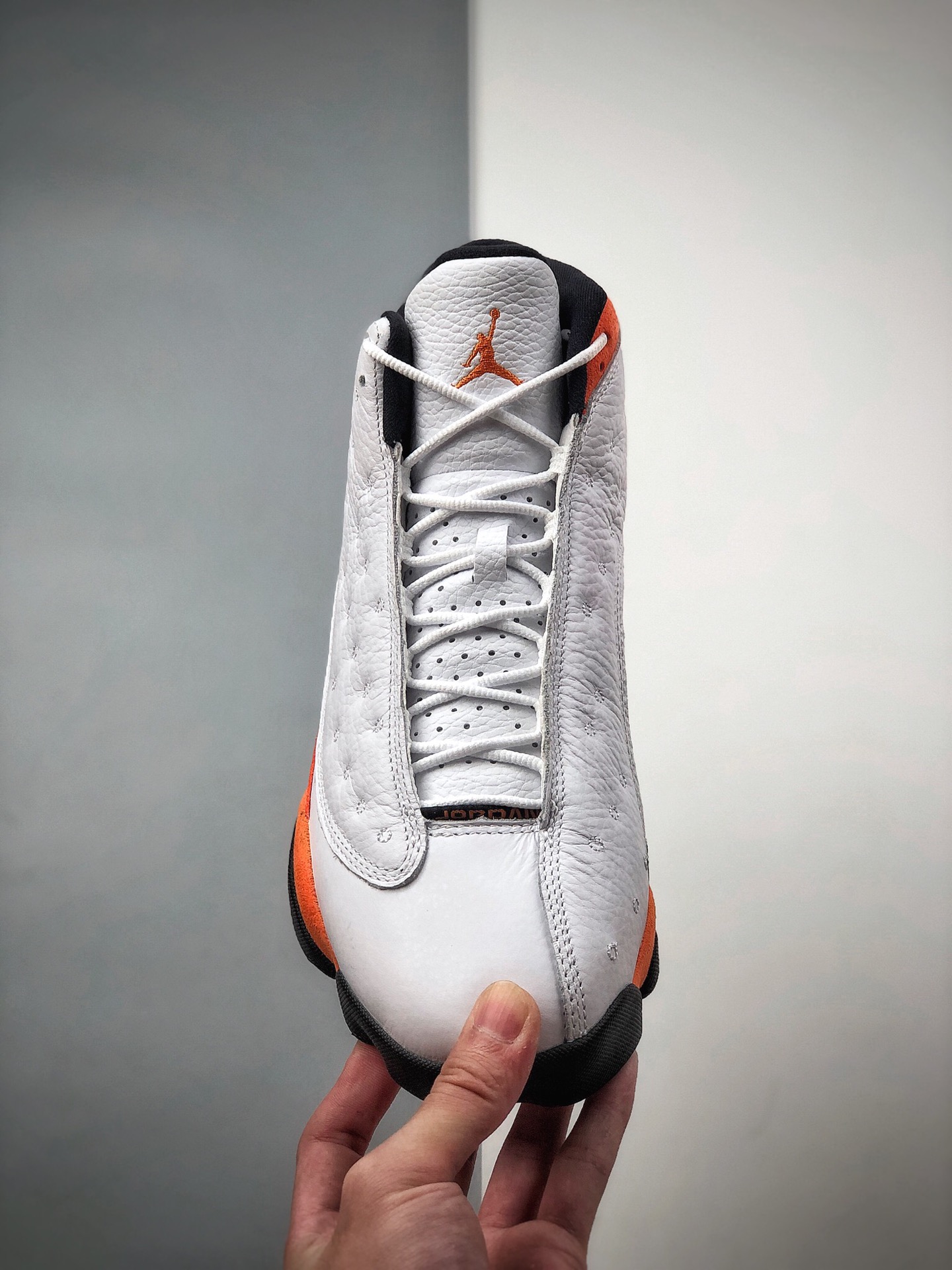 500  Air Jordan 13 Retro 高帮 AJ13  乔丹13代 aj13 乔13 高邦 白橙 乔丹篮球鞋系列 414571-016