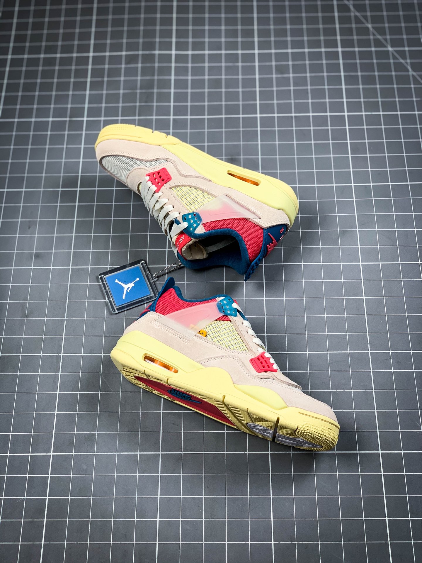 560 Union LA x Air Jordan 4 AJ4 联名 南海岸 粉红蓝 DC9533-800 381