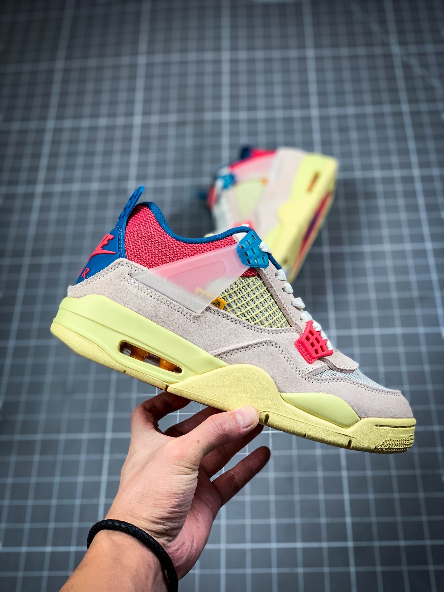 560 Union LA x Air Jordan 4 AJ4 联名 南海岸 粉红蓝 DC9533-800 381