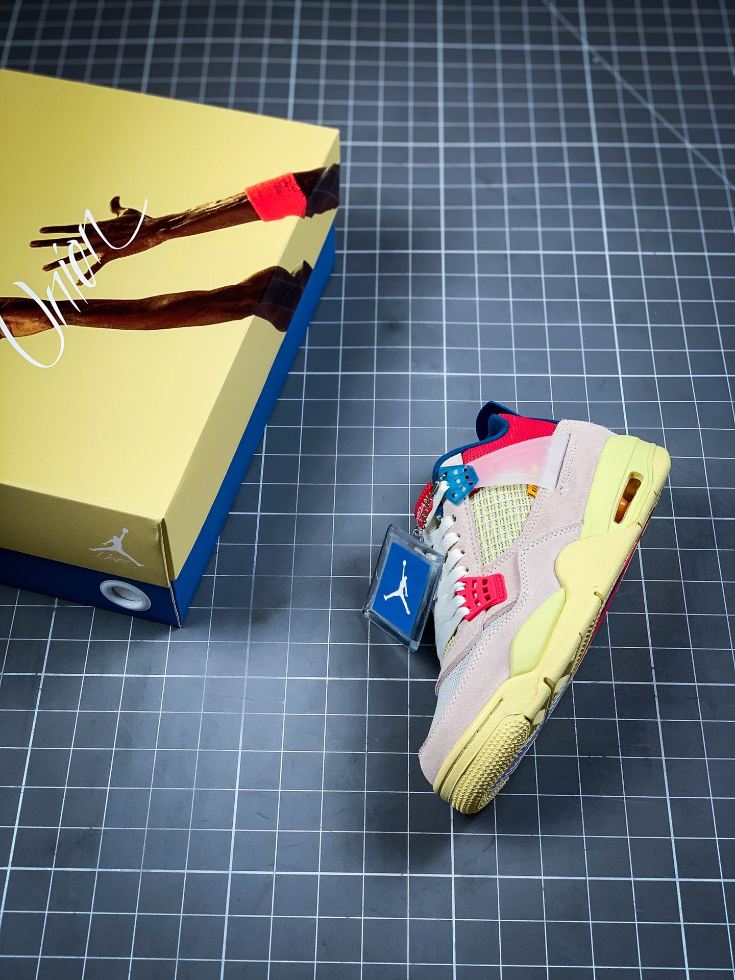 560 Union LA x Air Jordan 4 AJ4 联名 南海岸 粉红蓝 DC9533-800 381
