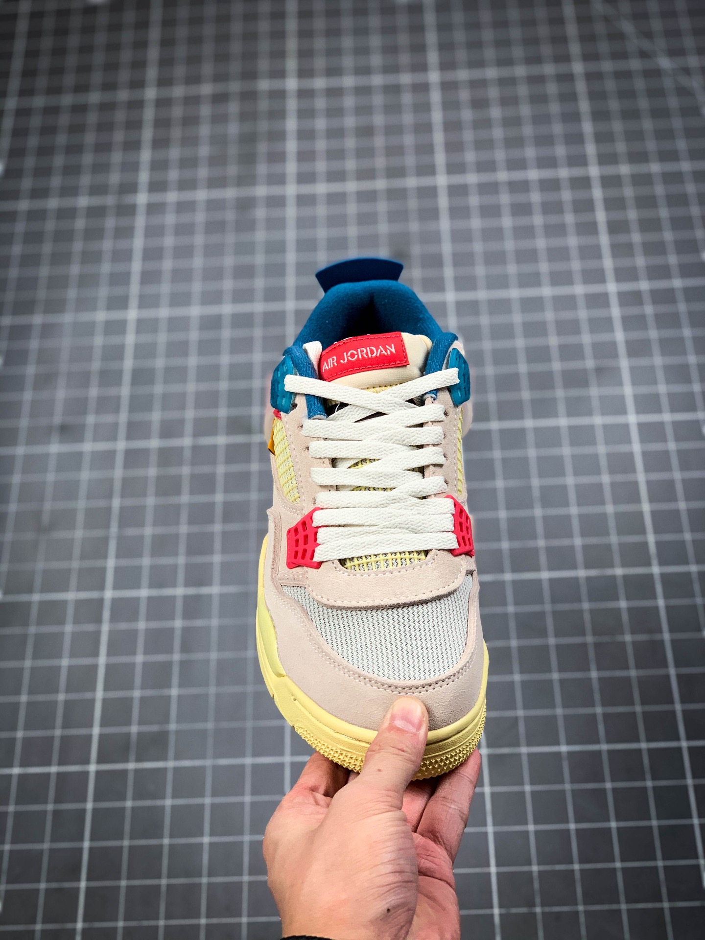 560 Union LA x Air Jordan 4 AJ4 联名 南海岸 粉红蓝 DC9533-800 381