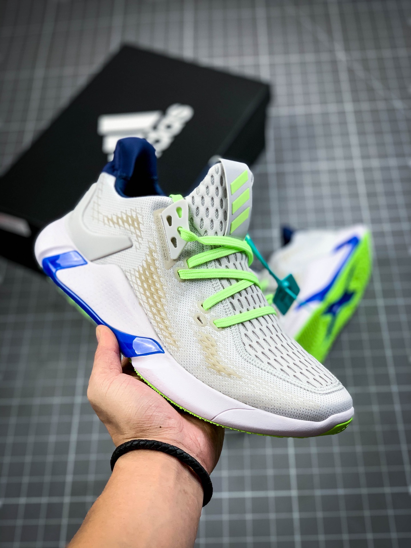 合集 190 公司级阿迪达斯Adidas AlphaBounce Instinct M阿尔法本能轻量缓震系列休闲慢跑鞋EH3381 620
