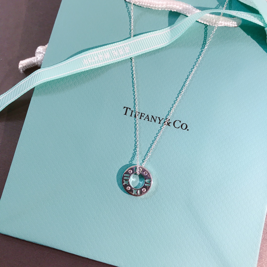 NO:103760,Tiffany & Co. Rome Round Clavicle Necklace, Tiffany Necklace, Tiffany, Necklace19860909Tiffany & Co. 罗马圆形锁骨项链,蒂芙尼项链,tiffany,necklace,Jewelry