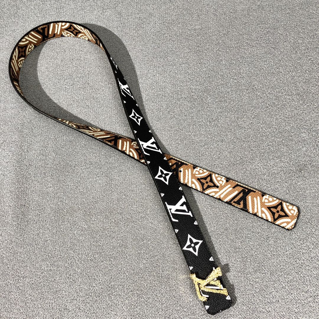 Louis Vuitton Belts Printing Women Canvas